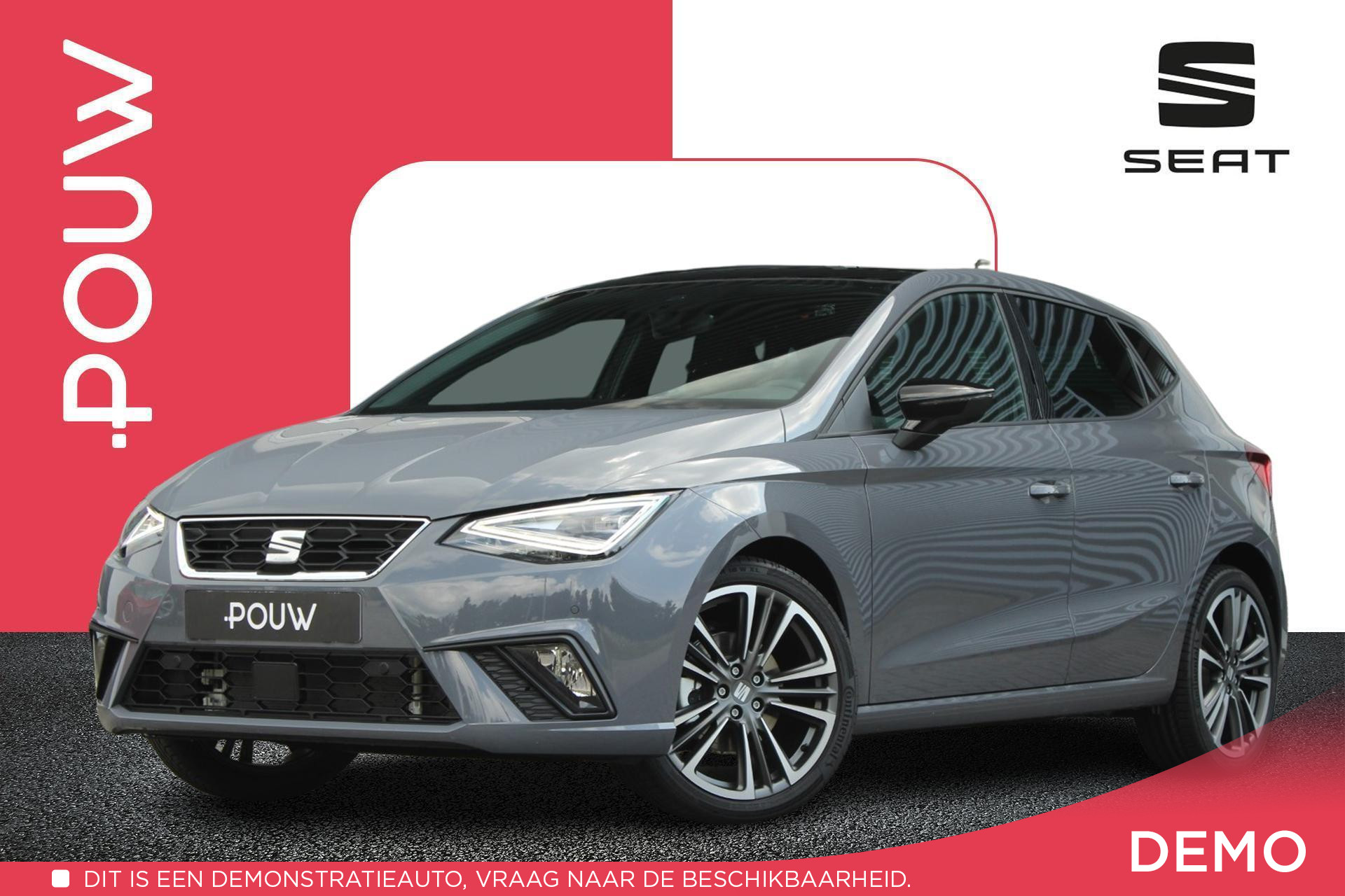 SEAT Ibiza 1.0 EcoTSI 115pk FR Anniversary SEAT Ibiza 1.0 EcoTSI FR Anniversary | Panoramadak | Trekhaak
