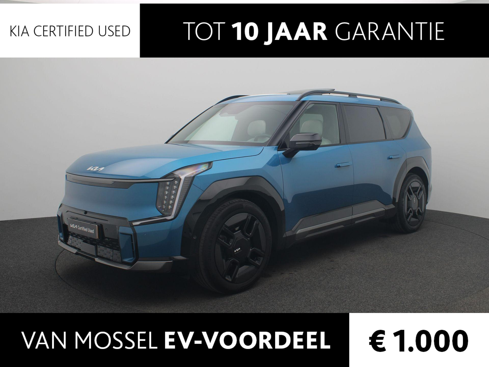 Kia EV9 Launch Edition GT-Line AWD 99.8 kWh | DEMO | 7 zitplaatsen | Vegan Leder | Meridian sound | Massagestoel | Dubbel Sunroof |