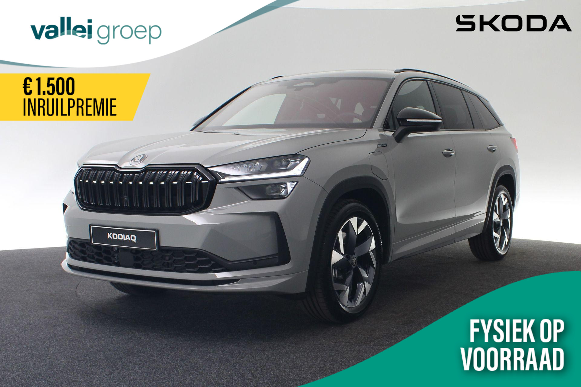 Škoda Kodiaq Sportline Business 1.5 TSI PHEV 150 kW / 204 pk | Achteruitrijcamera | Keyless | Stoelverwarming | DCC | 19 inch