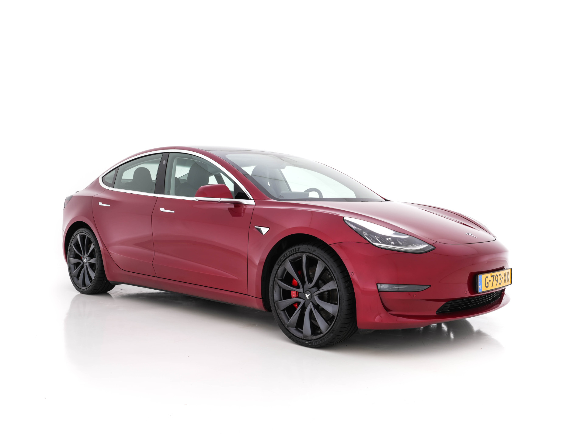 Tesla Model 3 Performance 75 kWh AWD (INCL-BTW) *PANO | AUTO-PILOT | FULL-LED | NAPPA-VOLLEDER | ADAPTIVE-CRUISE | KEYLESS | SURROUND-VIEW | DAB | APP-CONNECT | SPORT-SEATS | 20"ALU*