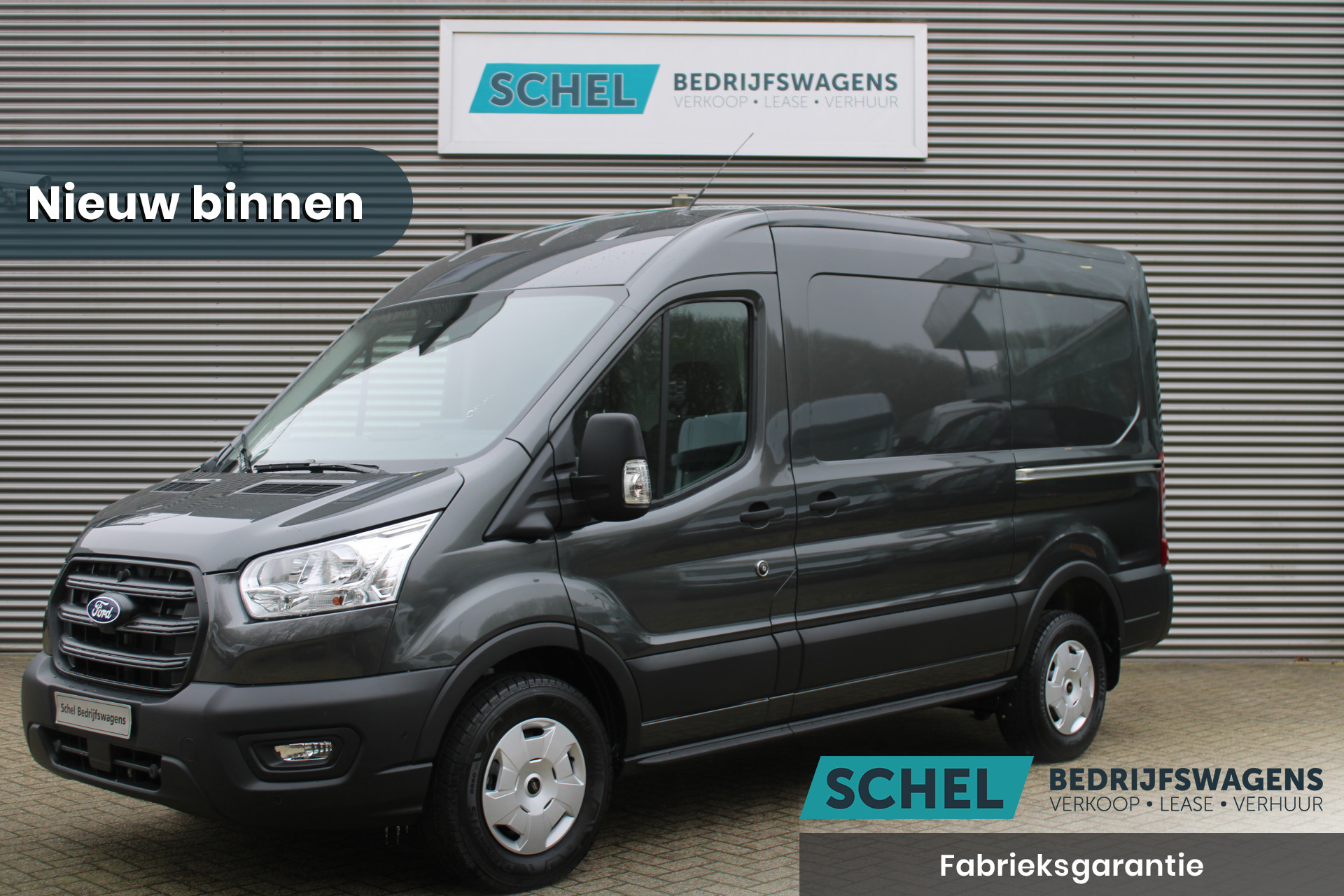 Ford Transit 350 2.0 TDCI L2H2 Trend 165pk - Facelift - 2x Schuifdeur - Adaptive Cruise - Navigatie - Blind Spot - 360 Camera - Stoel - Stuurverwarming - Rijklaar