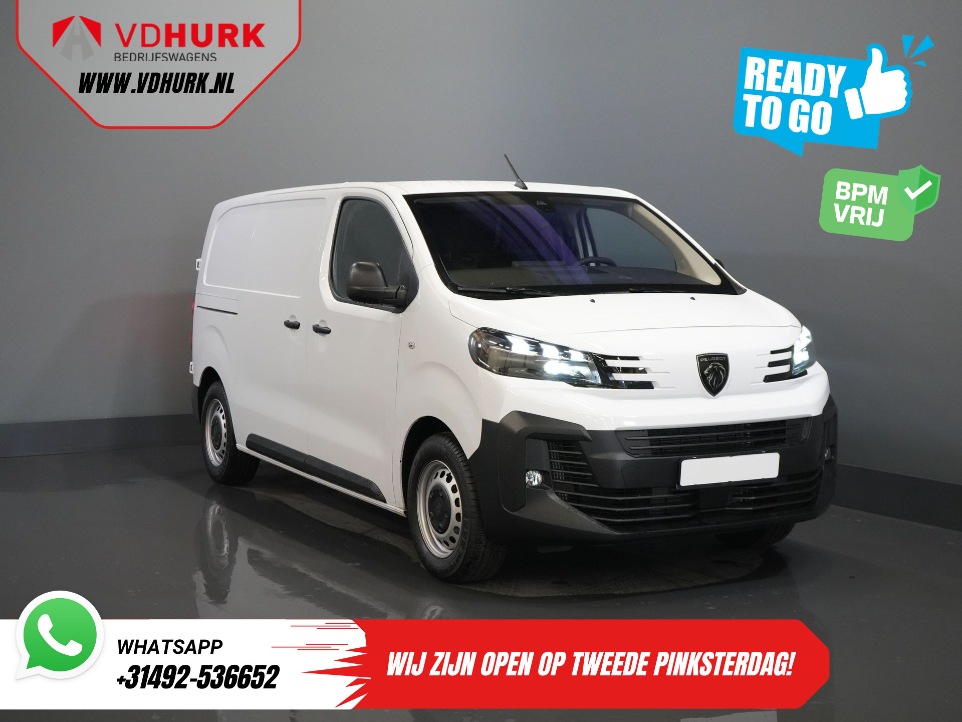 Peugeot Expert 2.0 HDi 145 pk Aut. L2 BPM VRIJ! LED/ Virtual Cockpit/ Carplay/ Navi/ Cruise/ Camera
