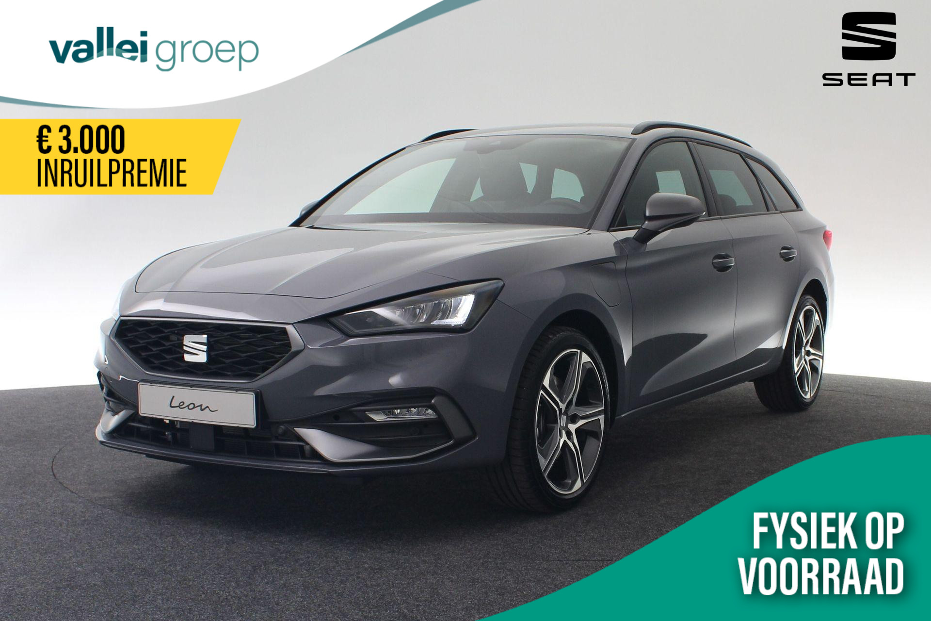 SEAT Leon FR First Edition 1.5 TSI eHybrid 150 kW / 204 pk DSG | LED | Side Assist | Camera | Privacy glass | 18 inch