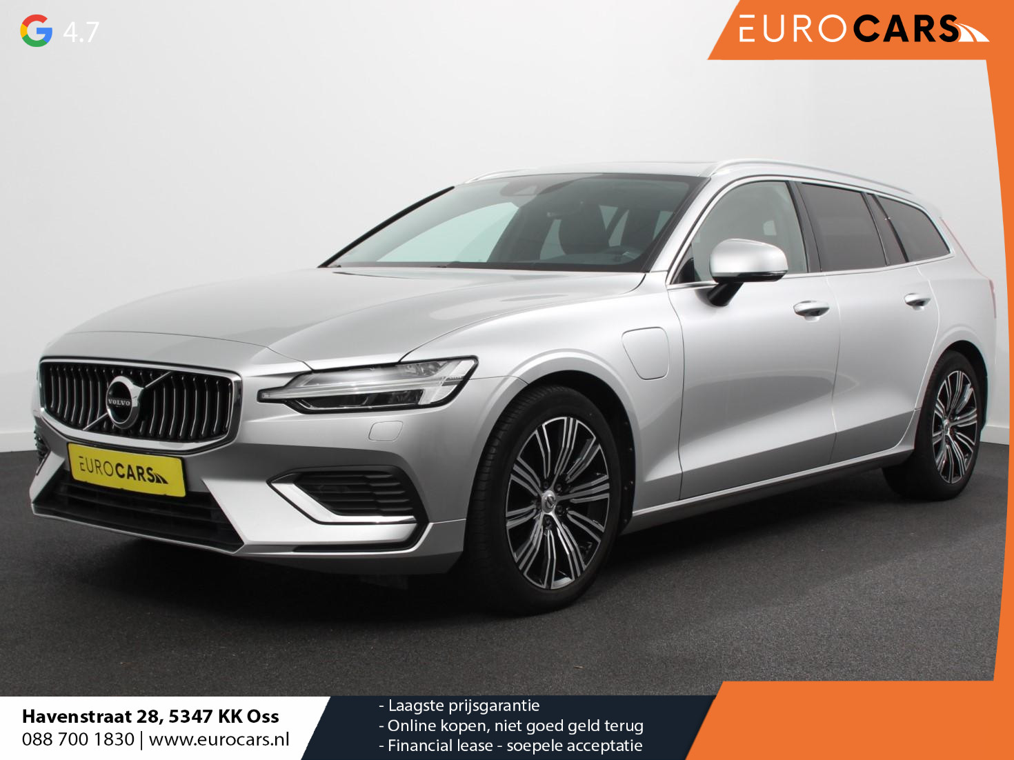 Volvo V60 2.0 T6 Aut. Recharge AWD Inscription 340 PK Panoramadak Airco|ECC LED Light Pack Winter Pack Elekt. Stoelen + Memory Privacy Glass Cruise Control 18" Multispaak PDC VA + Camera