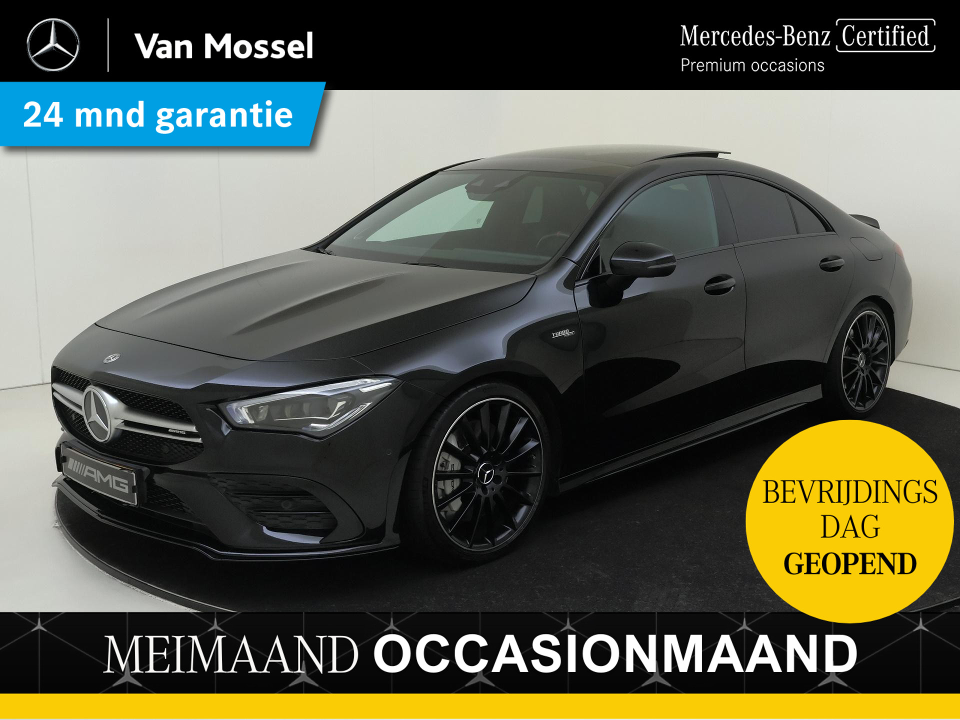 Mercedes-Benz CLA AMG 35 4MATIC Premium Plus /Panoramadak / Memory stoelen/ Burmester /19 Inch