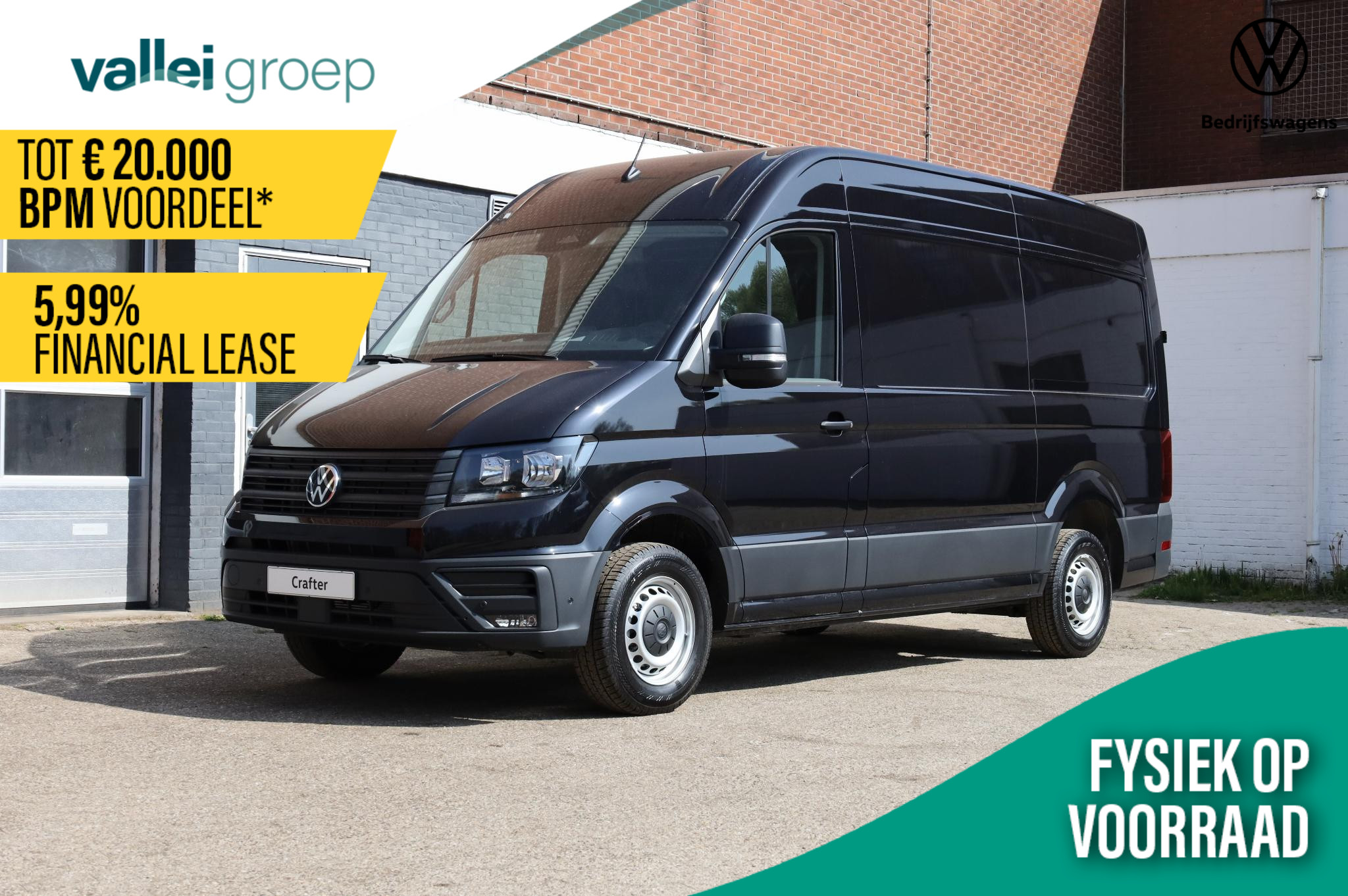 Volkswagen Crafter Bedrijfswagens Highline 2.0 TDI EU6 103 kW /140 pk DSG L3H3