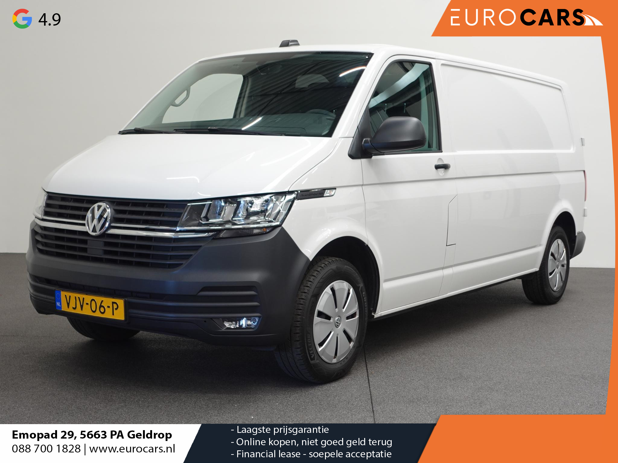 Volkswagen Transporter 2.0 TDI L2H1 102pk Airco Cruisecontrol Navigatie Apple Carplay parkeersensoren