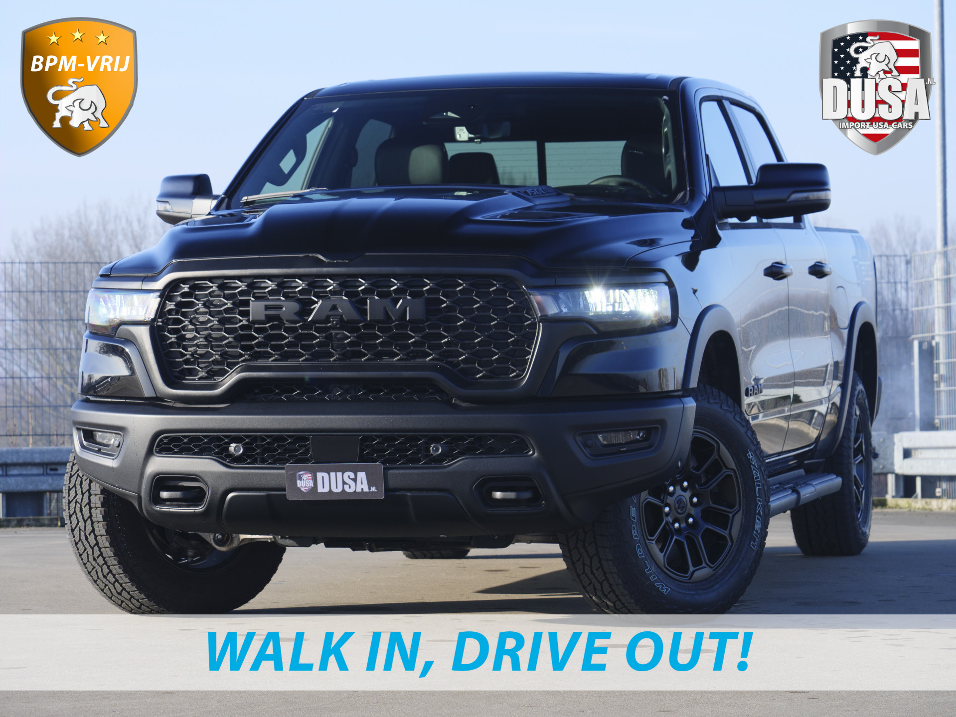 Dodge Ram 1500 | Rebel | Premium | 4x4 | Crew Cab | 3.0L Twin-turbo I6 | BPM-VRIJ | LPG | 10,2 inch Passenger Screen | Harman Kardon | Getoonde accessoires zijn verkrijgbaar tegen meerprijs