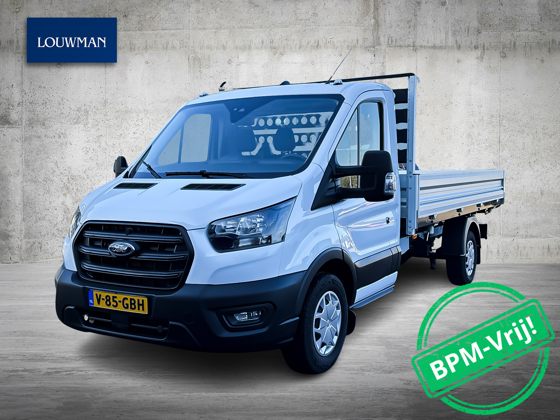 Ford Transit 350 2.0 TDCI RWD Kipper Open Laadbak Cruise Control 3 Zijdige Kipper