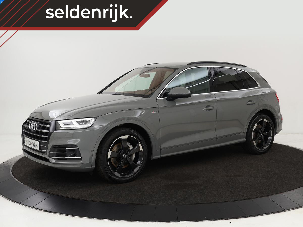 Audi Q5 55 TFSIe S Edition | Trekhaak | Leder | Adaptive cruise | 360 camera | Carplay | Navigatie | Virtual Cockpit | Luchtvering | Matrix LED