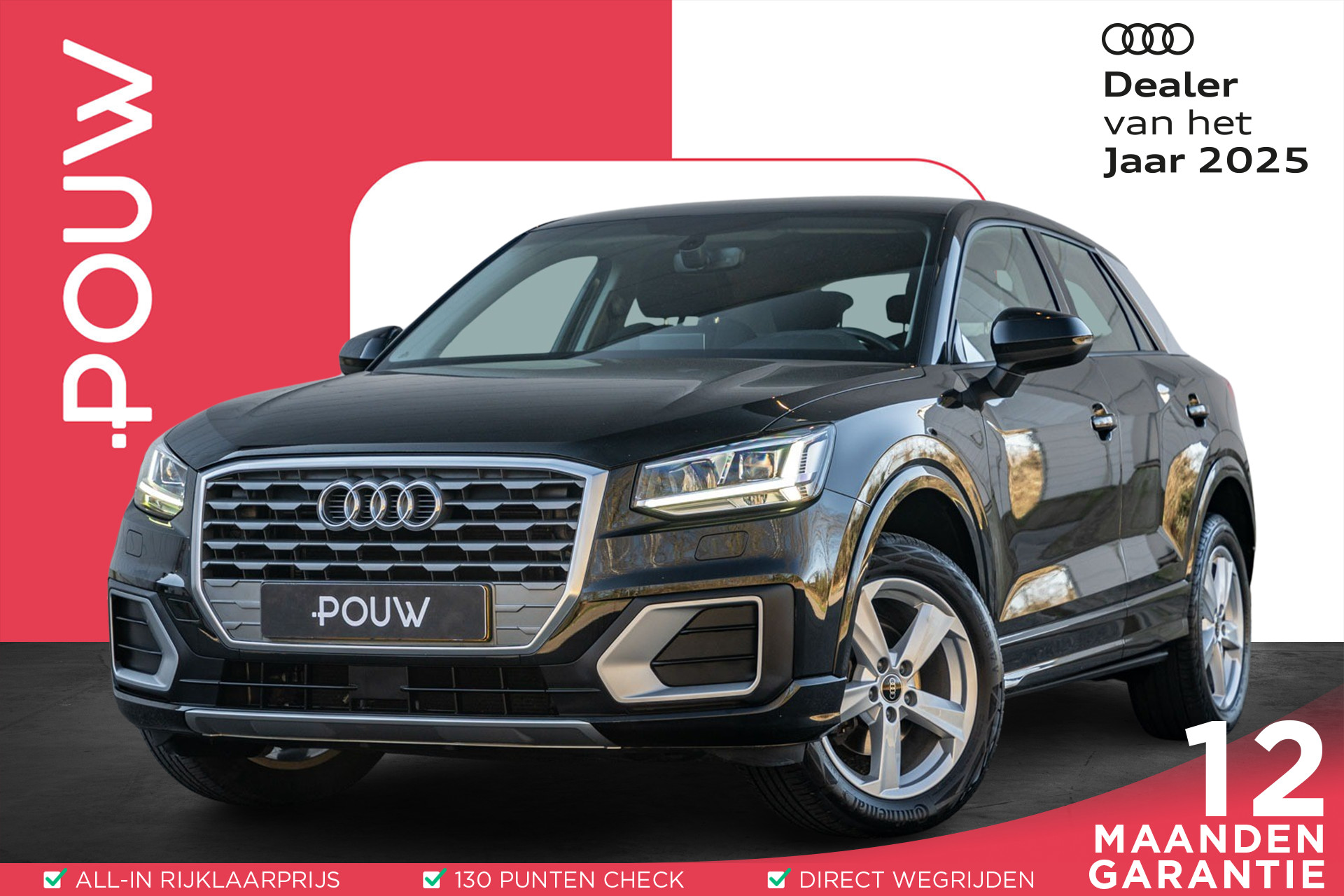 Audi Q2 30 TFSI 115pk Advanced Edition | Smartphone Interface | Cruise Control | Navigatie | PDC