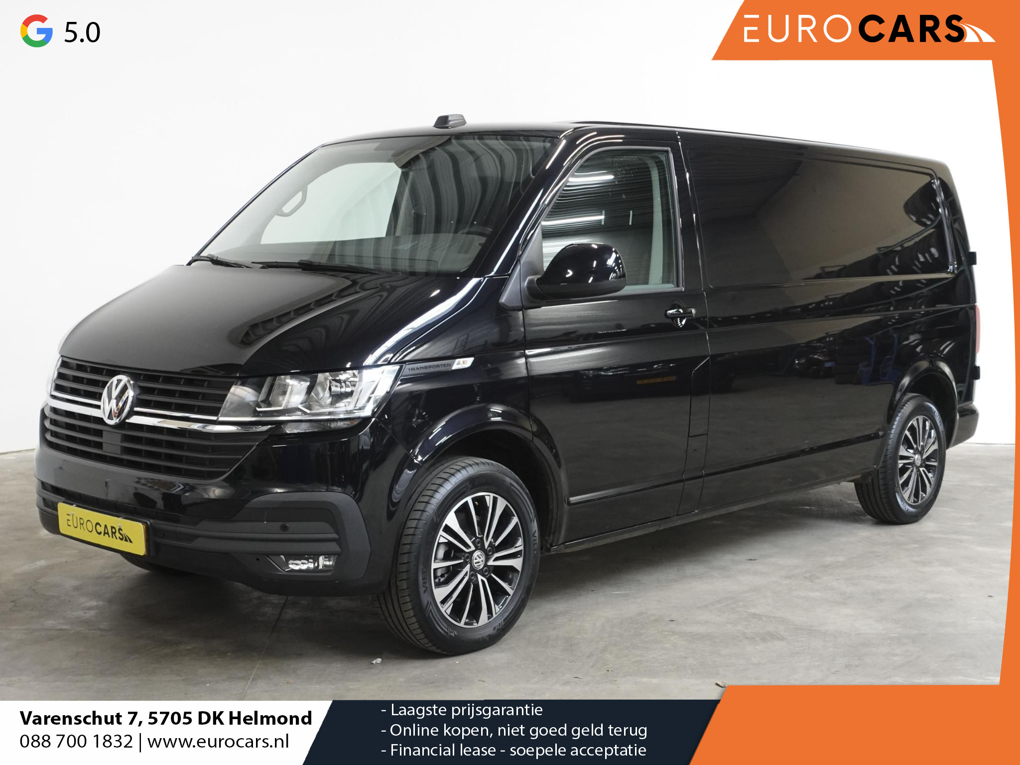 Volkswagen Transporter 2.0 TDI L2H1 Highline Automaat Airco Navi Parkeersensoren Trekhaak Lichtmetalen velgen