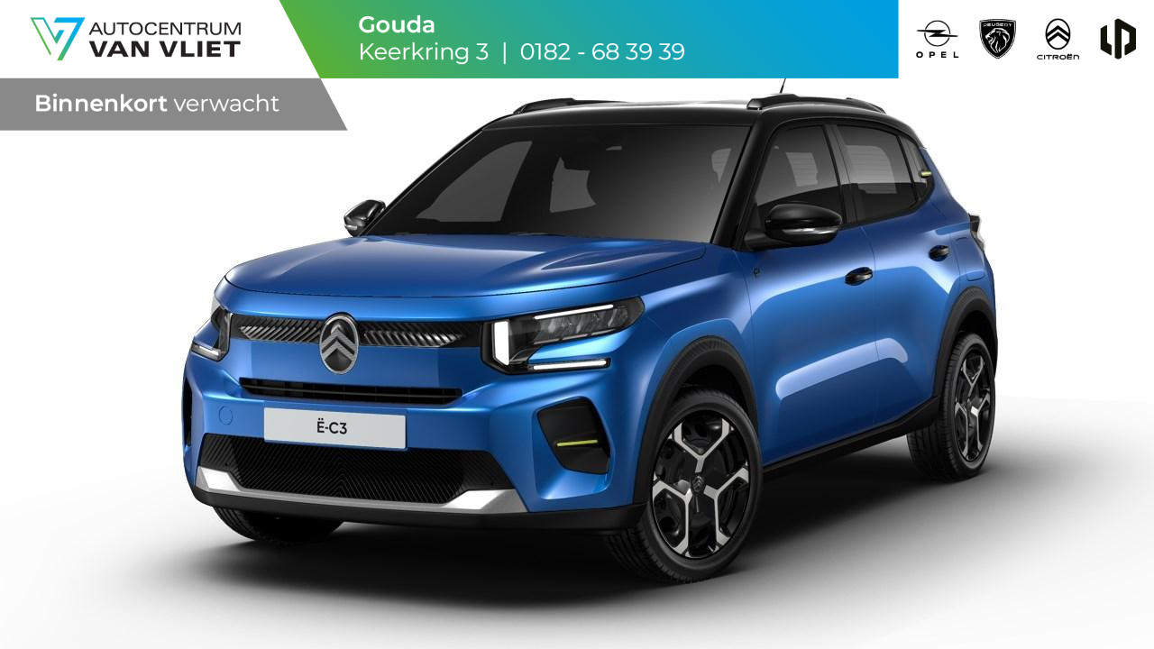 Citroën ë-C3 PLUS 44 kWh | 320km Actieradius | 3 fasen 11Kw lader |