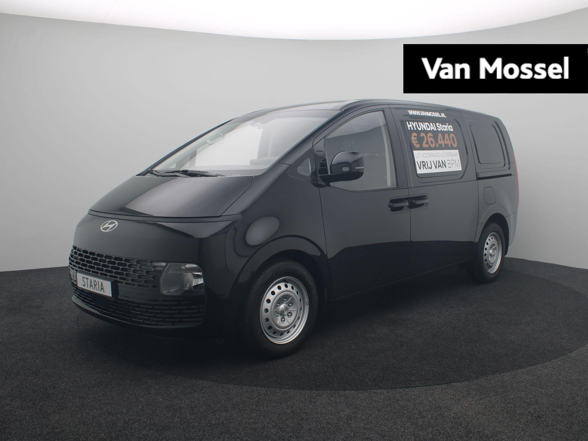 Hyundai Staria 1.6 T-GDI HEV | 3 zitplaatsen | Prijs ex BPM / BTW | Uit voorraad leverbaar |