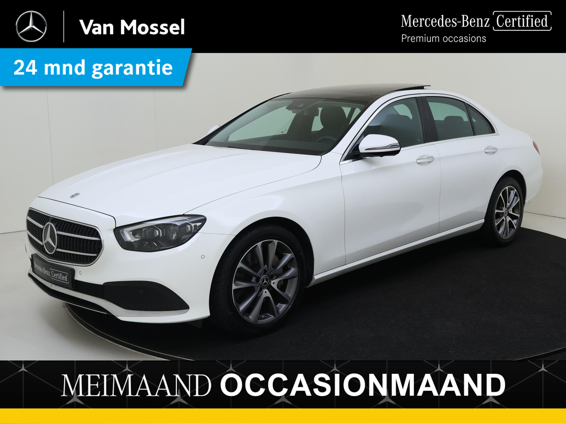 Mercedes-Benz E-Klasse 300 e Business Solution Luxury / Stoelverwarming / 360Graden-Camera / Panaroma-schuifdak /