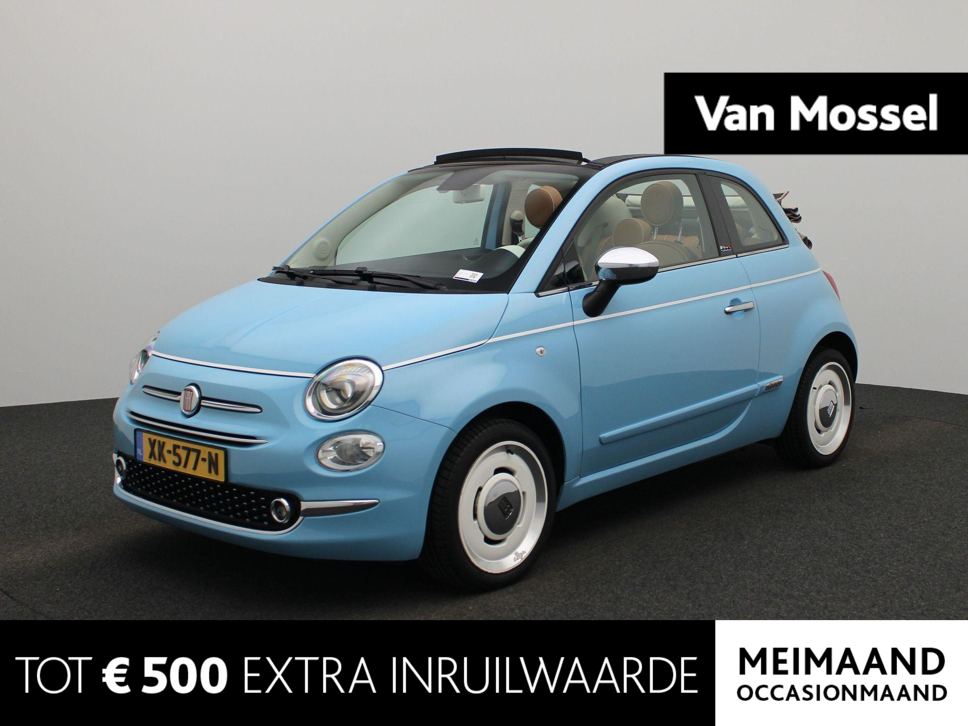 Fiat 500C 0.9 TwinAir Turbo Spiaggina 58 | Exclusieve uitvoering | Navigatie | Airco | Leder
