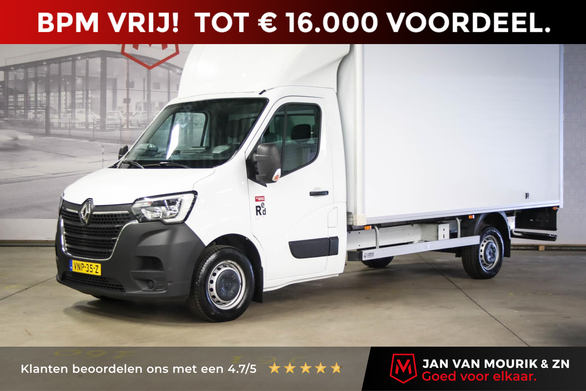 Renault Master 2.3 dCi 145 T35 L3H2 EURO 6 | BAKWAGEN MEUBELBAK DEUREN | AIRCO / AUDIO- PACK | DAB | APPLE | BLUETOOTH | CAMERA