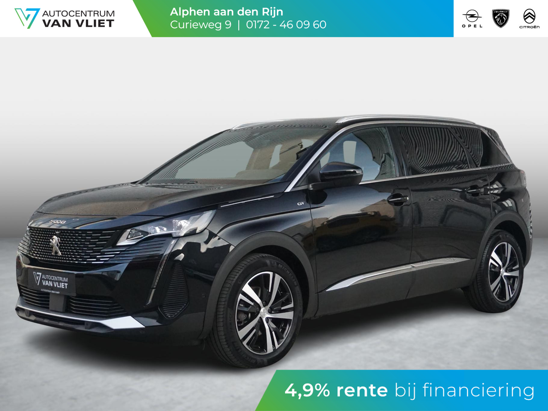 Peugeot 5008 1.2 Hybrid GT AUTOMAAT | NAVIGATIE | CARPLAY | ACHTERUITRIJCAMERA MET SENSOREN | 35.924km