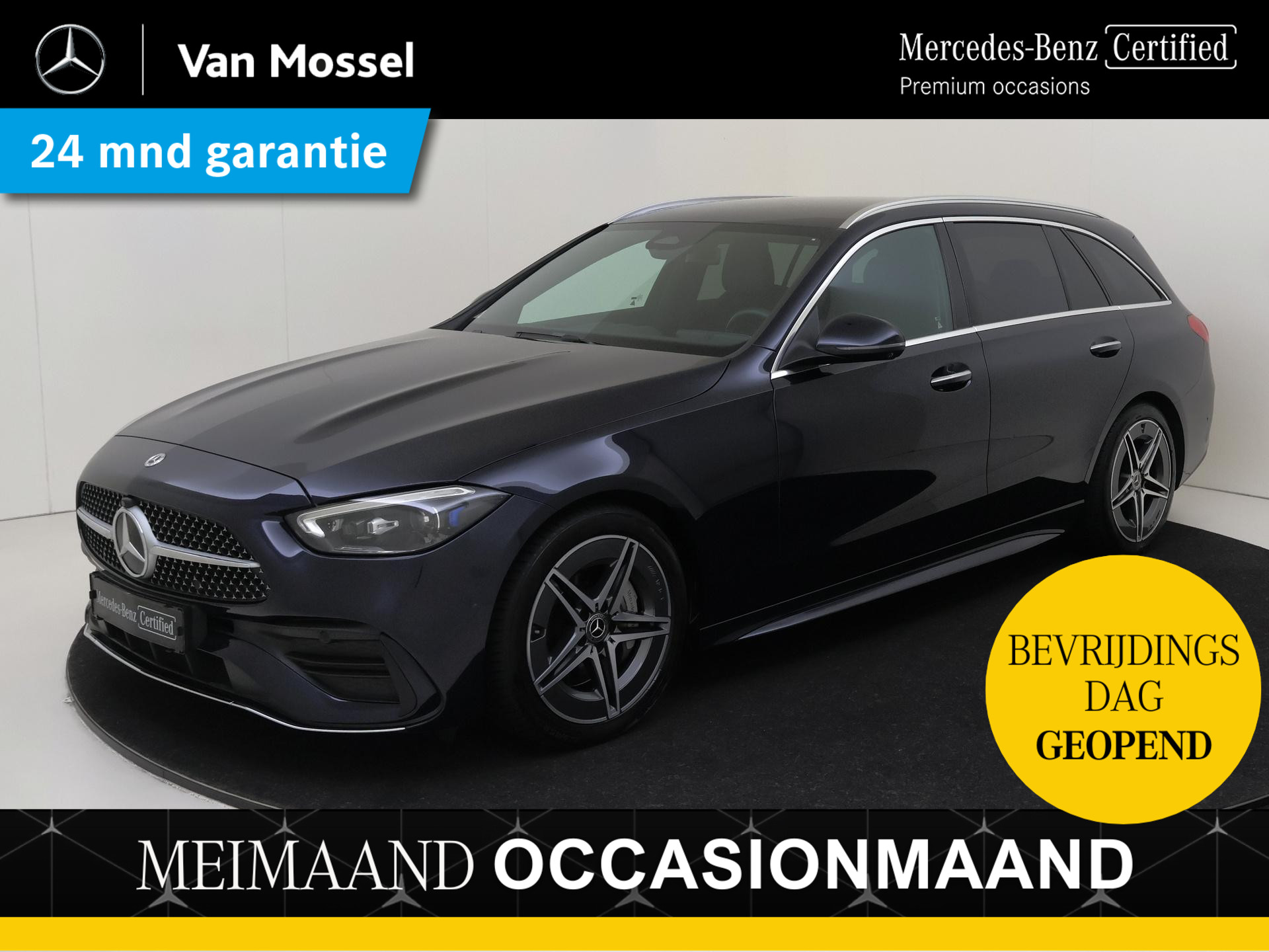 Mercedes-Benz C-Klasse Estate 180 AMG Line / Privacy Glass / 360 Camera / Keyless /  Sfeerverlichting / Memory Seats /