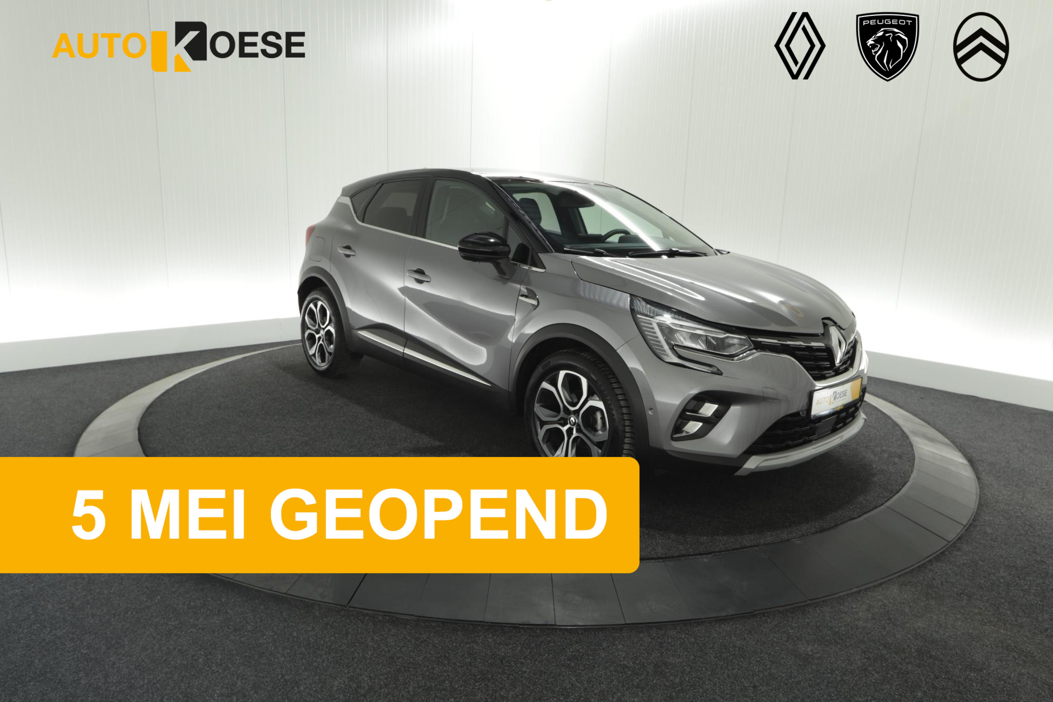 Renault Captur Mild Hybrid 140 EDC Techno | 360 Camera | 9.3 Inch Grootscherm | Stoelverwarming | Apple Carplay | 18 Inch Lichtmetalen Velgen