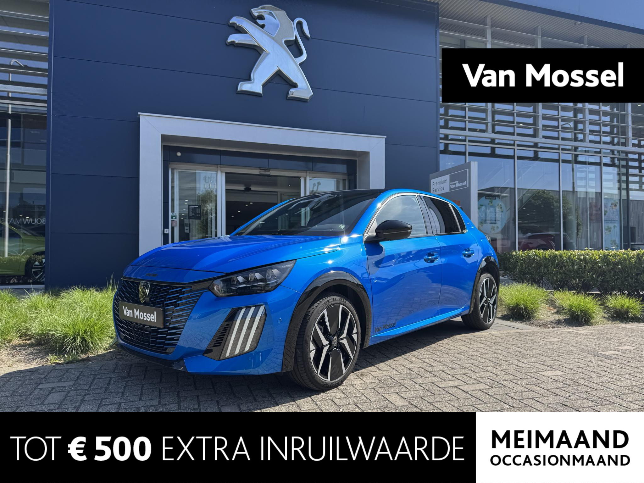 Peugeot 208 Hybrid 100 e-DCS6 GT | Dode hoek detectie | Camera | 17" Lichtmetalen velgen