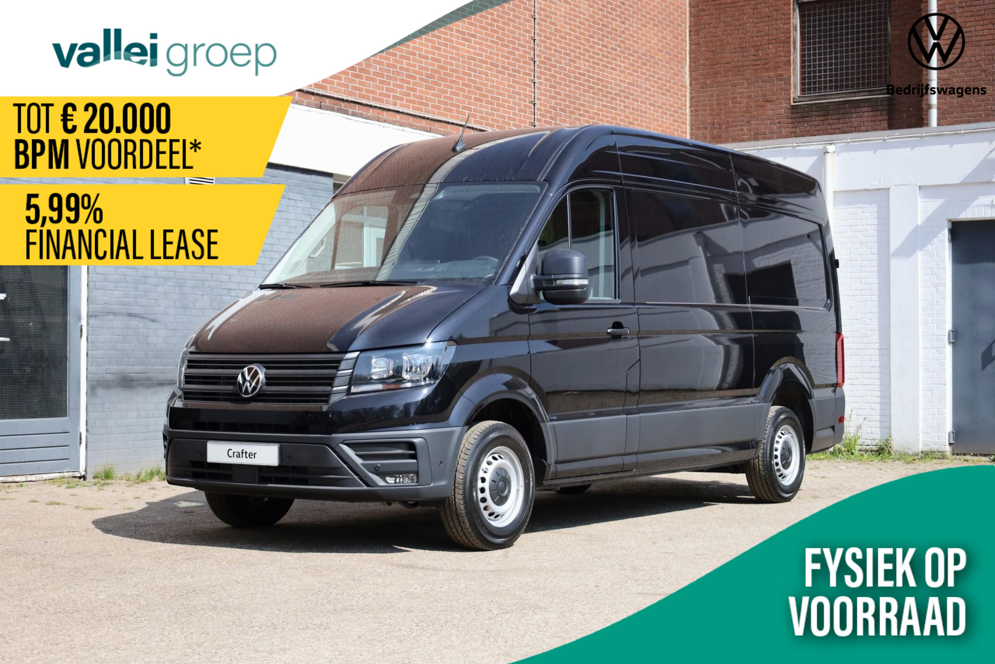 Volkswagen Crafter Bedrijfswagens Highline 2.0 TDI EU6 103 kW / 140 pk DSG L3