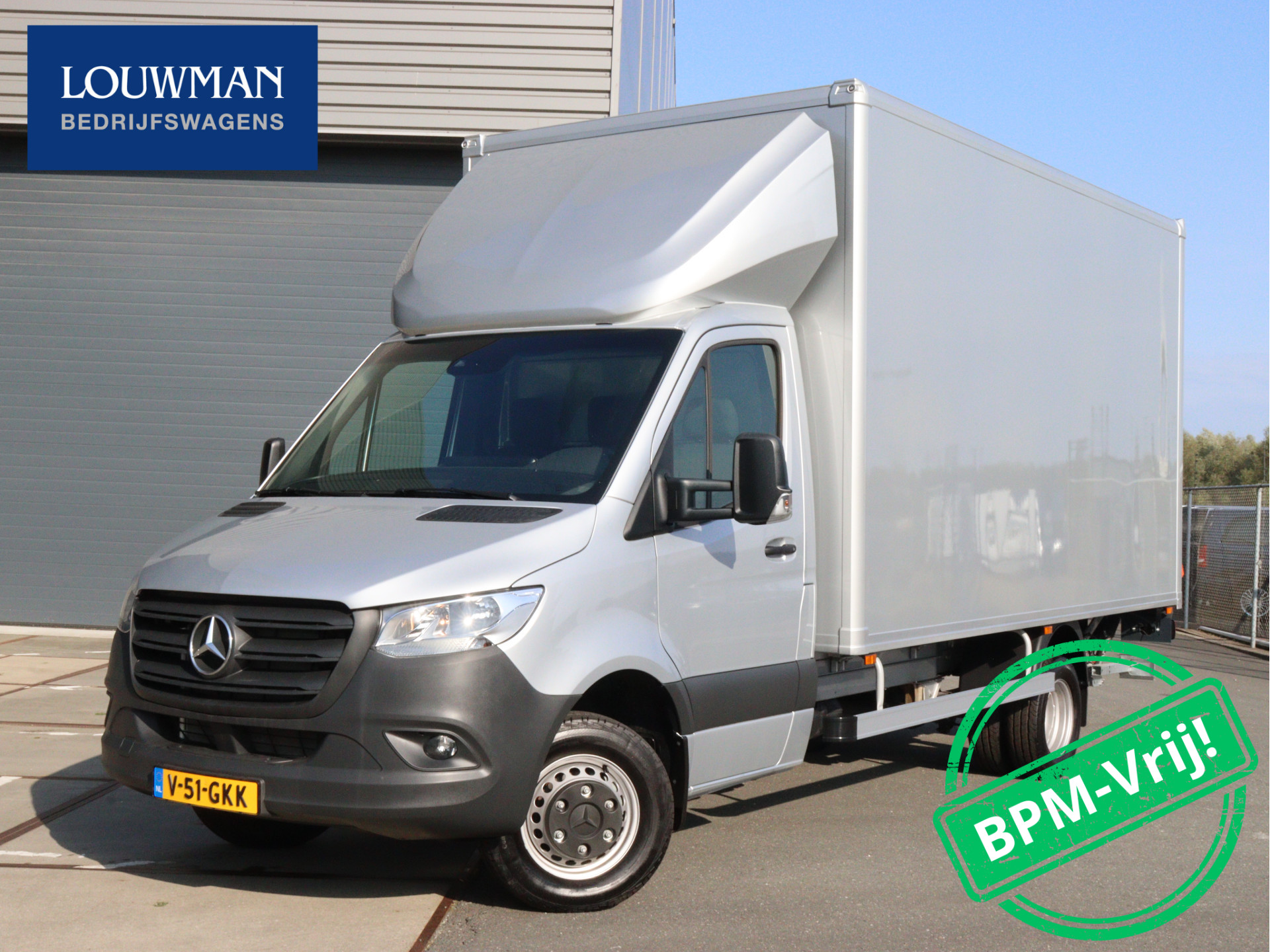 Mercedes-Benz Sprinter 517 1.9 CDI L3 Bakwagen BPM voordeel D'Hollandia Laaklep 1000KG Direct leverbaar MBUX Carplay/Android auto