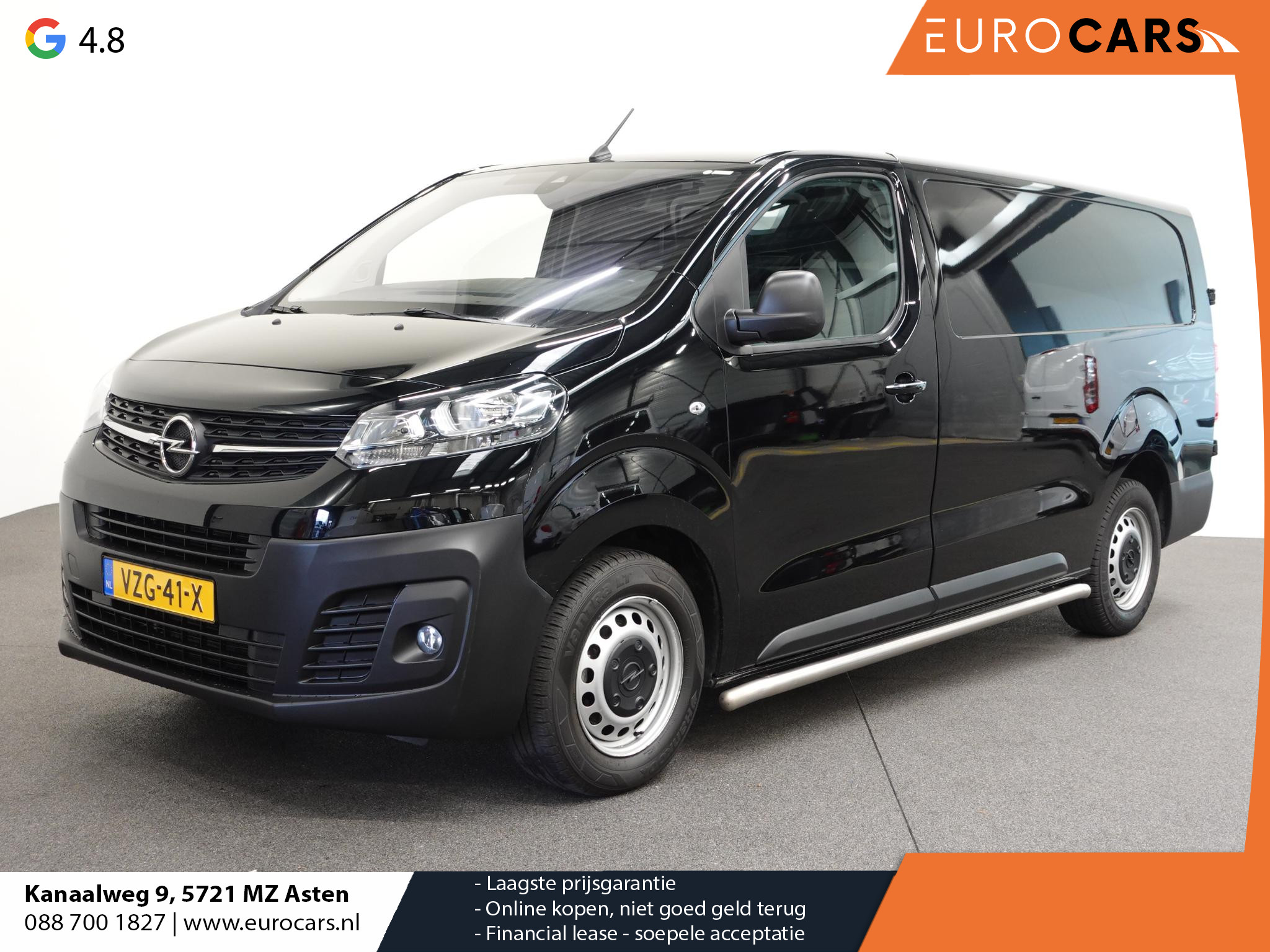 Opel Vivaro 2.0 CDTI 145PK L3 Automaat Navigatie Carplay Trekhaak Sidebars Airco Cruise control
