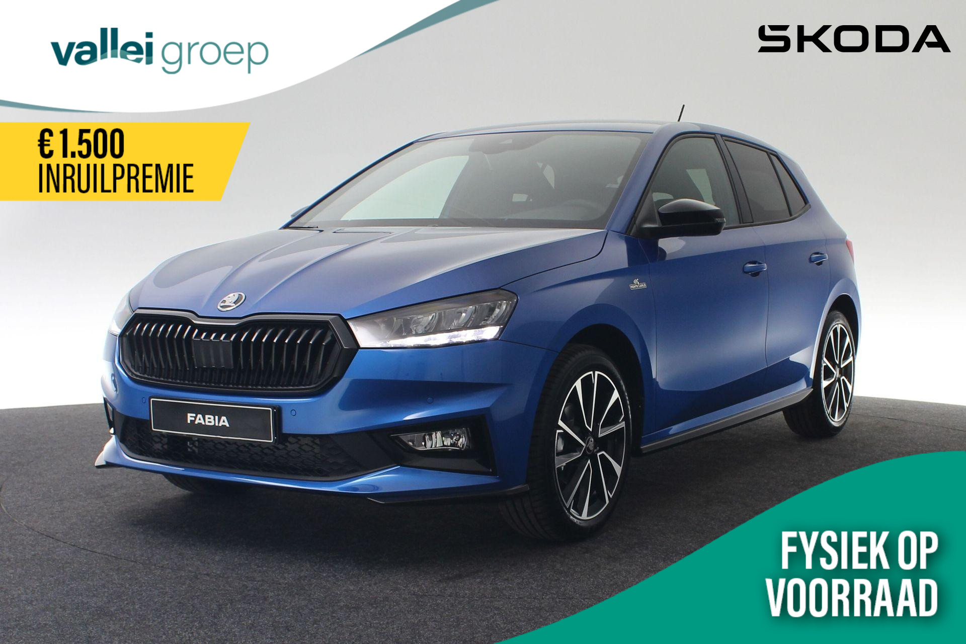 Škoda Fabia Monte Carlo 1.0 TSI 70 kW / 95 pk | Camera | Side Assist | LED | Keyless | 17 inch