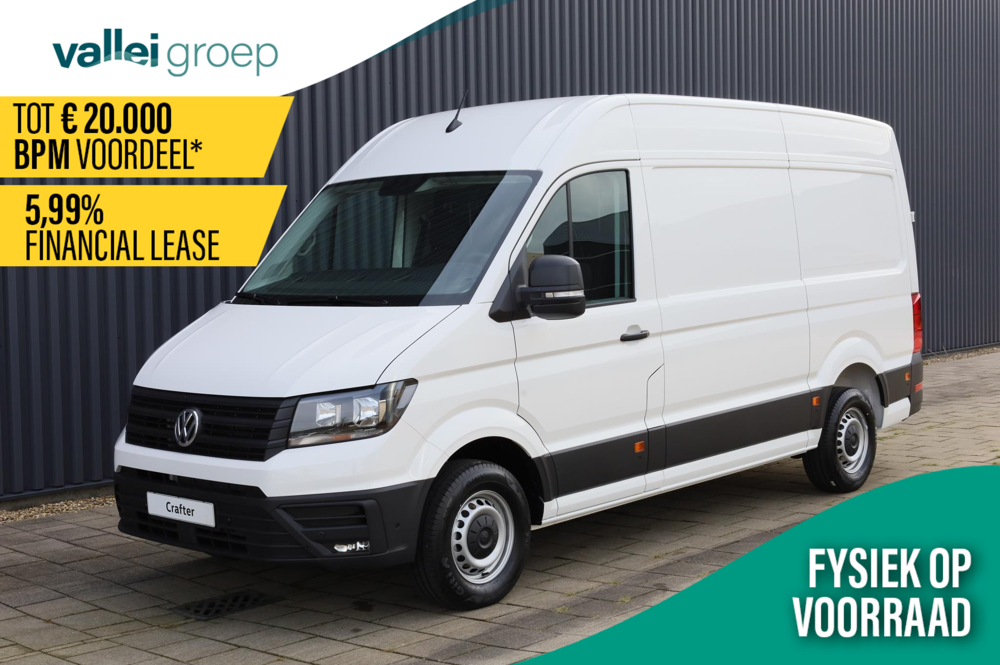 Volkswagen Crafter 2.0 TDI EU6 177PK DSG Highline L3 GVW 3.0T WB 3640 MM | Trekhaak | Bijrijdersbank | Cruise | Camera