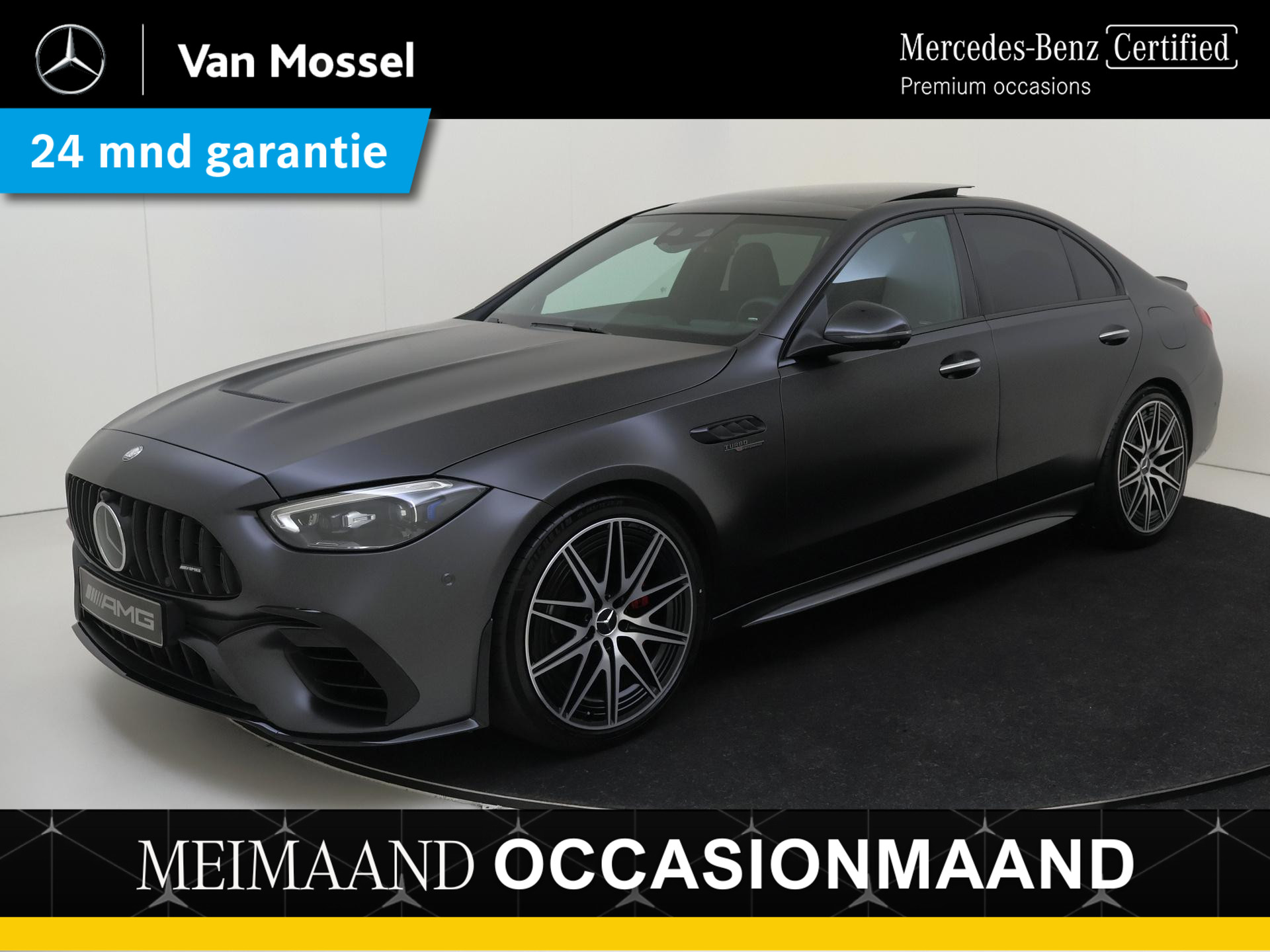 Mercedes-Benz C-Klasse 63 S E AMG Performance 4MATIC+ Premium Plus / Burmester / Carbon 1+2/ HUD / 360 Camera / Night