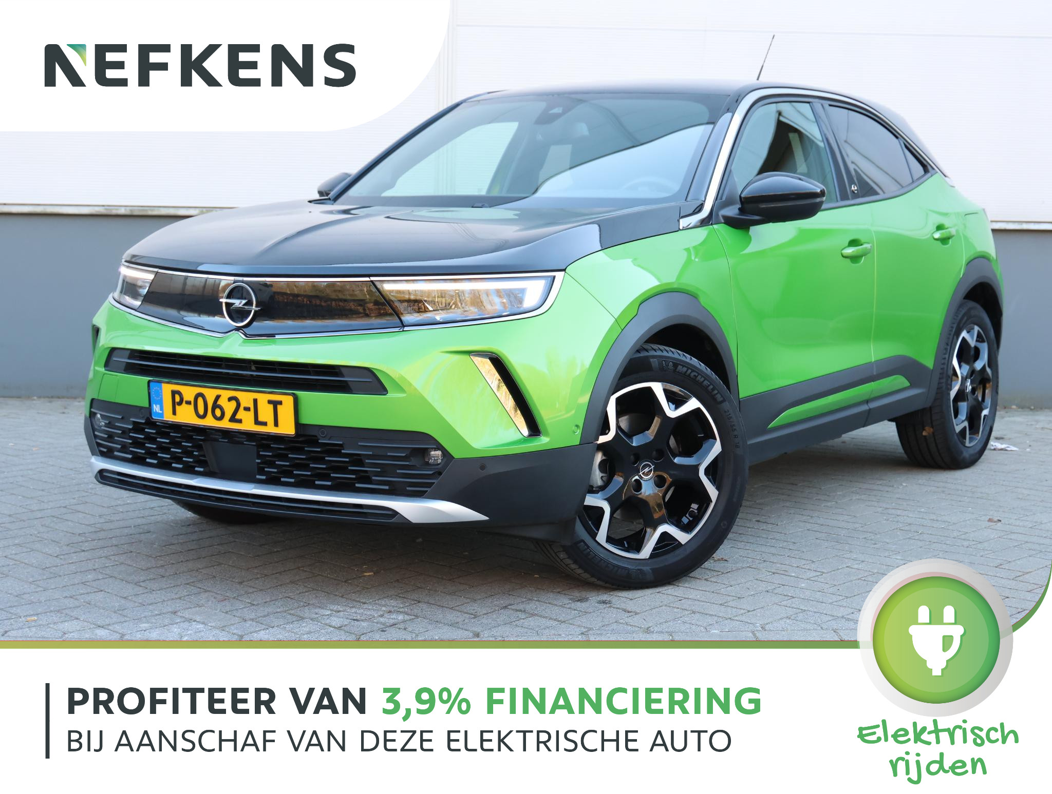 Opel Mokka-e Ultimate 50-kWh | ACCURAPPORT 95% | Stuur/Stoelverwarming | Camera | Dodehoekdetectie | 18"LMV | Navigatie