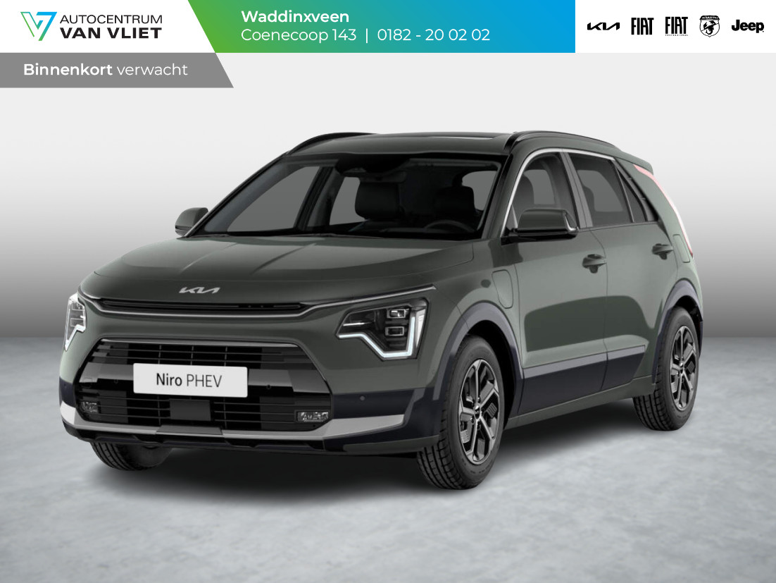 Kia Niro 1.6 GDi PHEV DynamicPlusLine | Levering augustus | Schuif-/kanteldak | Stoel-/stuurverwarming | LED | Head-up display | Navi | Clima | Camera