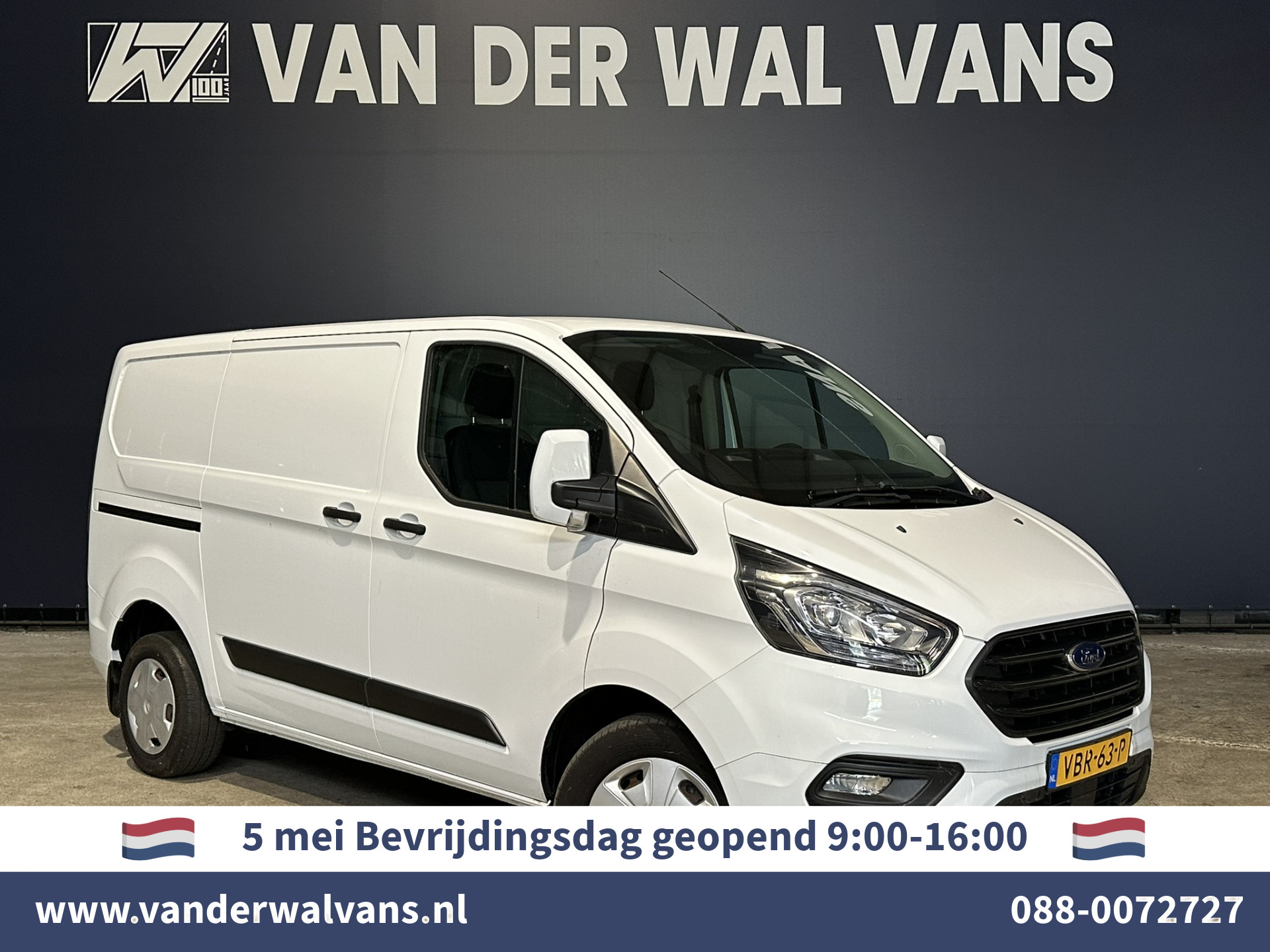 Ford Transit Custom 2.0 TDCI L1H1 Euro6 Airco | 2500kg trekvermogen | Parkeersensoren | LED | Cruisecontrol