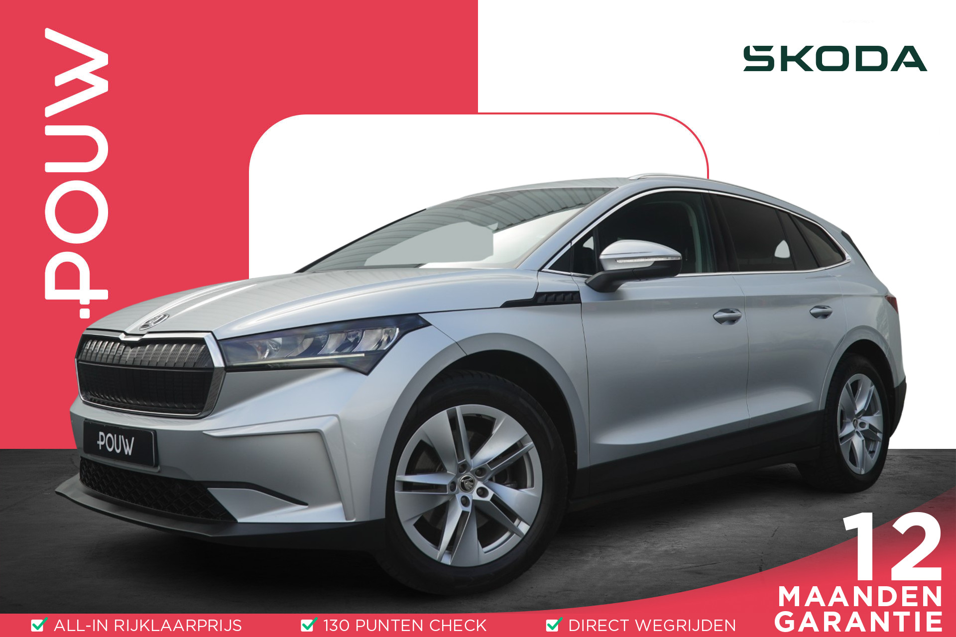 Škoda Enyaq iV 60 180pk | SoH 93% | Leder | Allseasonbanden