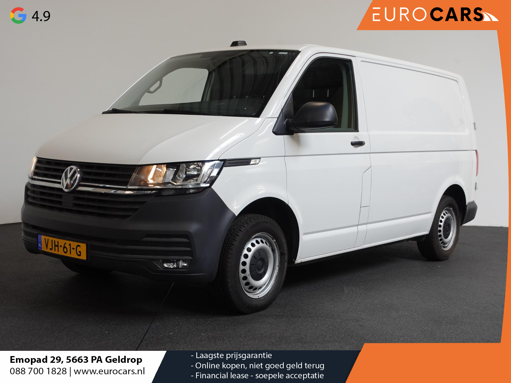 Volkswagen Transporter 2.0 TDI L1H1 Navigatie Apple carplay Cruise Control Parkeersensoren Airco Euro6
