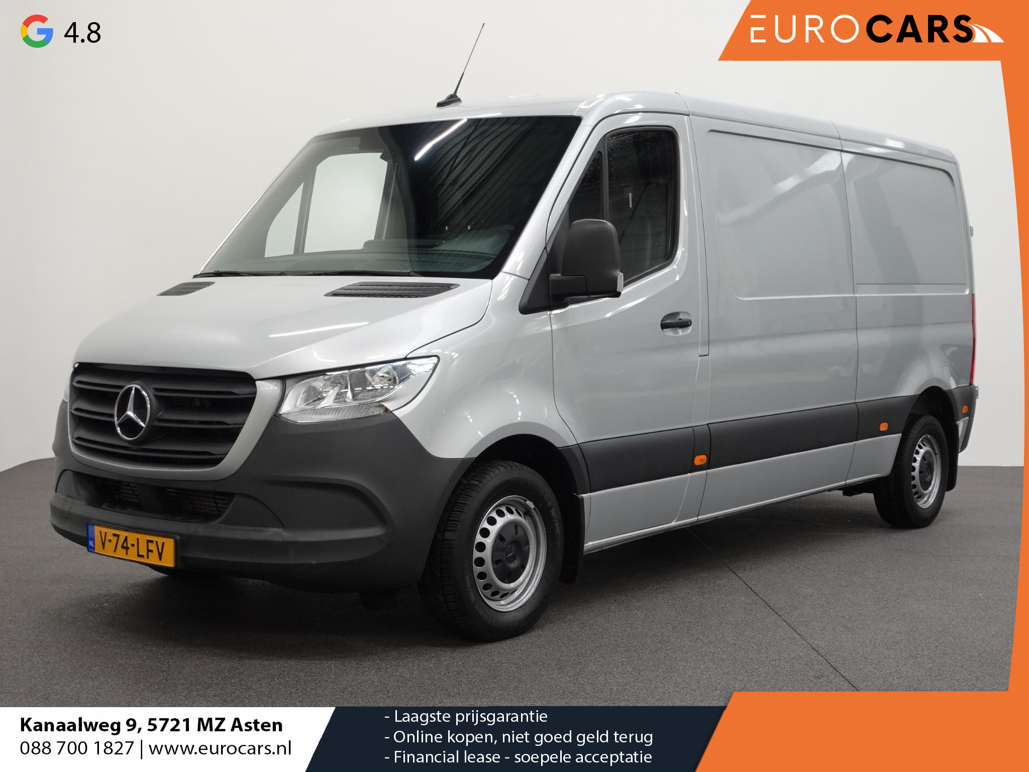 Mercedes-Benz Sprinter 140pk Automaat L2H1 Trekhaak Cruise Control Camera  Apple Carplay/ Android Auto Airco Euro6