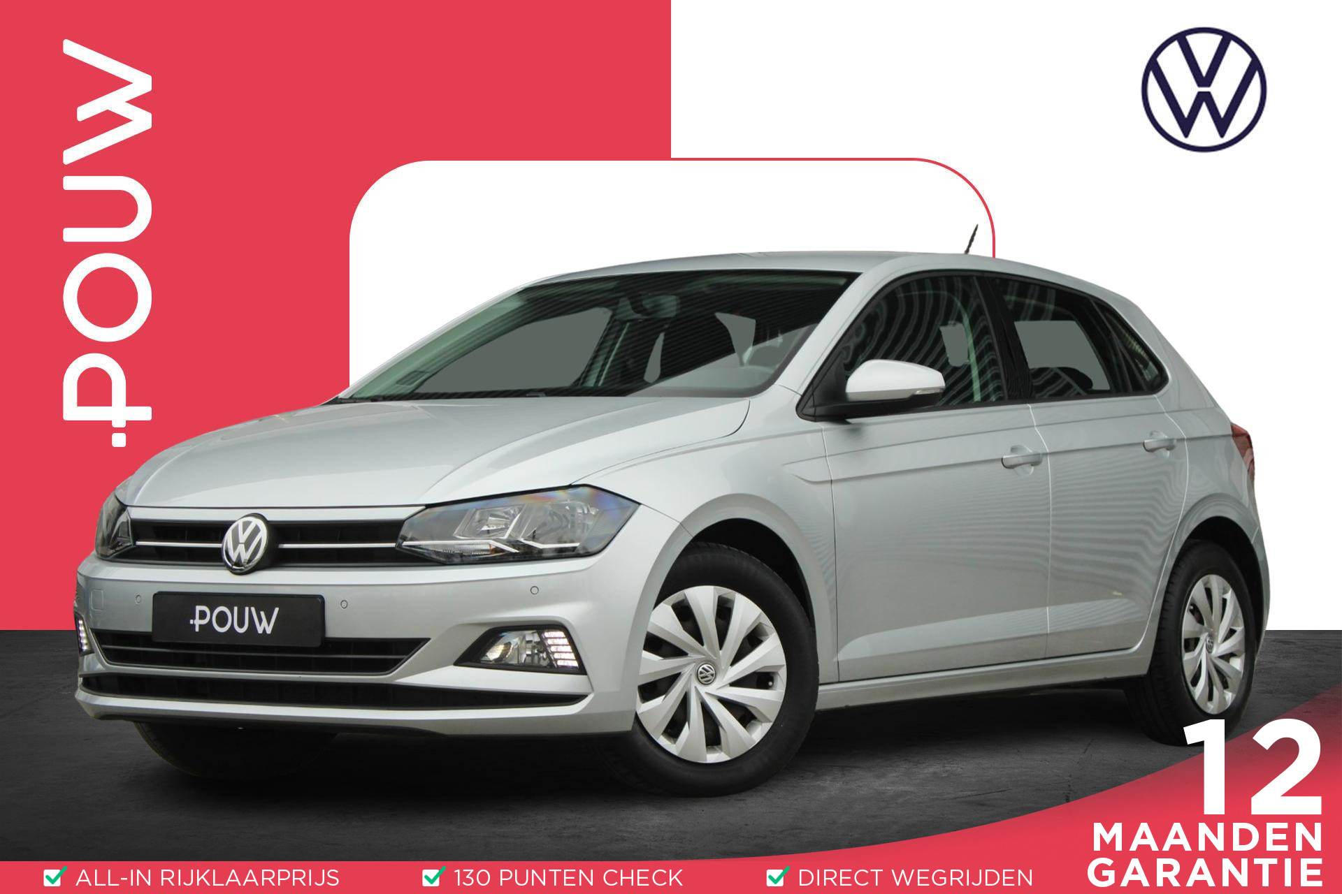 Volkswagen Polo 1.0 TSI 95pk Comfortline | Parkeersensoren Voor & Achter | Navigatie | Apple Carplay/Android Auto