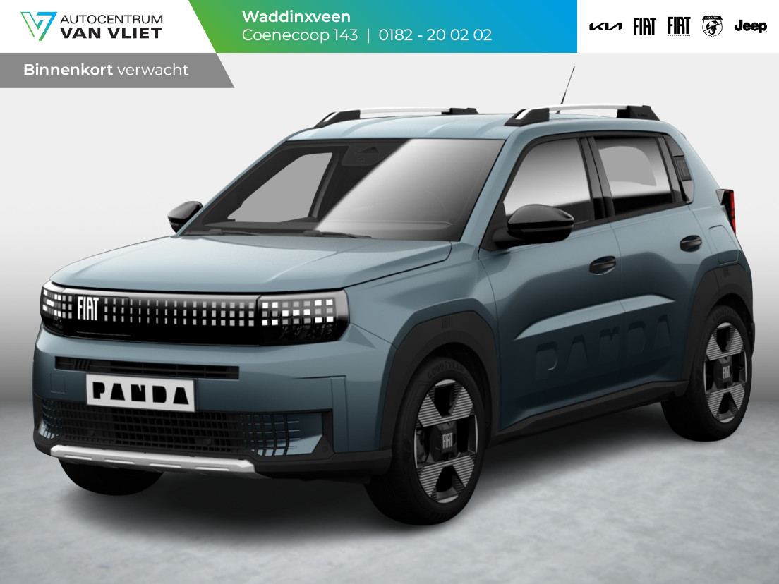 Fiat Panda Grande La Prima 7.4 kW 44 kWh | Clima | Cruise | Camera | Apple Carplay | 17" | Navi | Winter Pack