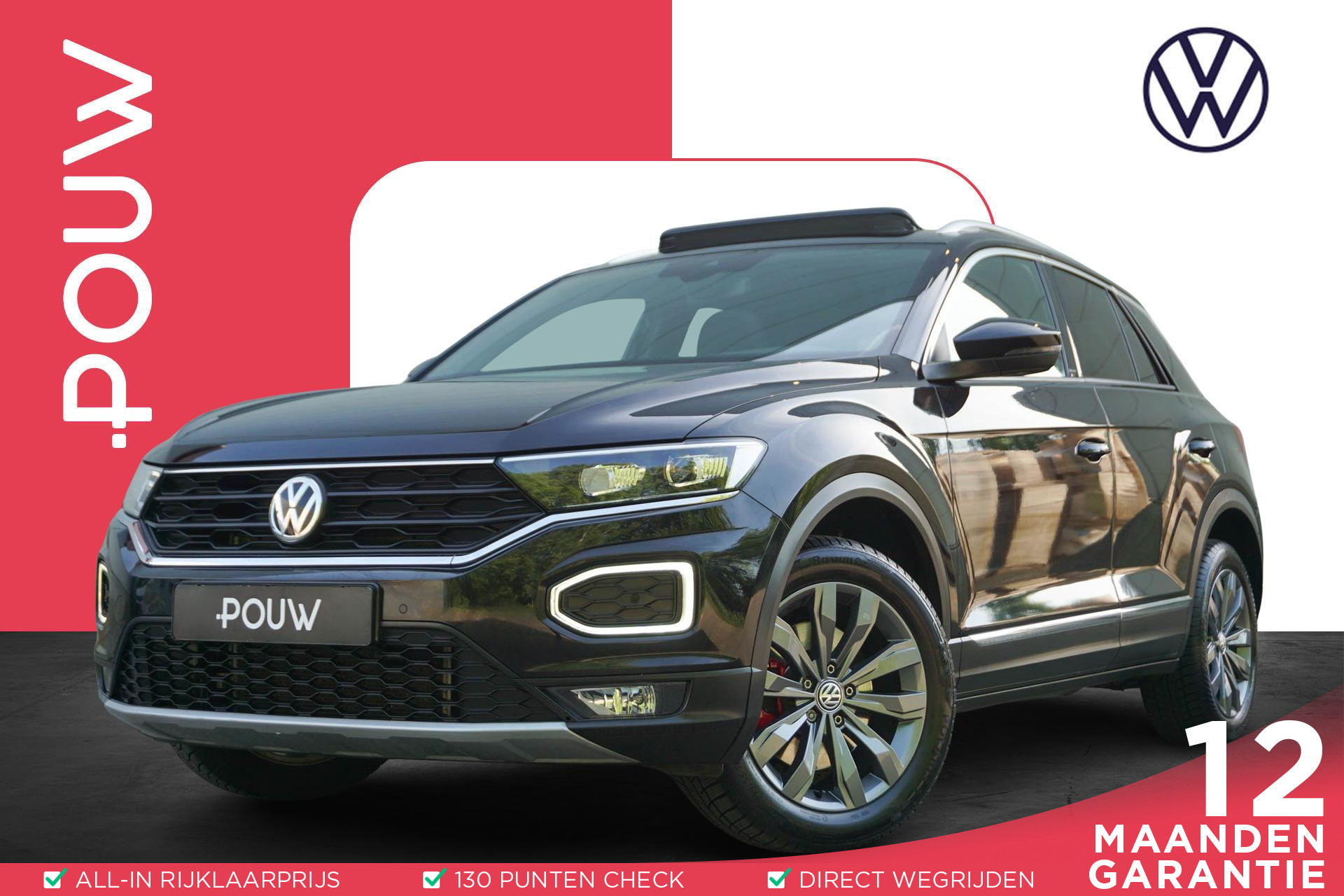 Volkswagen T-Roc 1.5 TSI 150pk Sport | Panoramadak | Keyless | Achteruitrijcamera