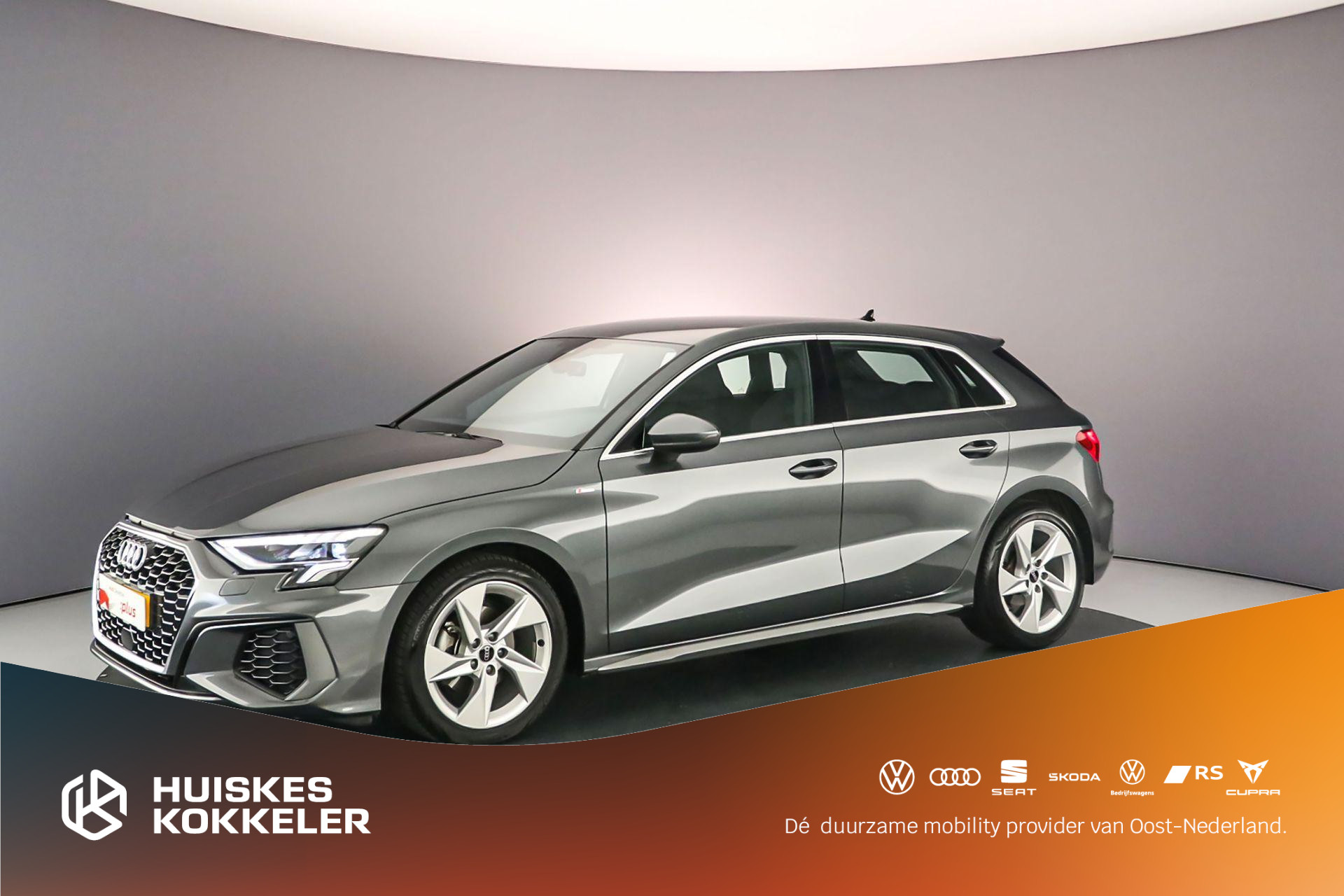 Audi A3 Sportback 30 TFSI S edition | Navi | CarPlay | S Line | Sportonderstel | Cruise | Full Led | 17 Inch |