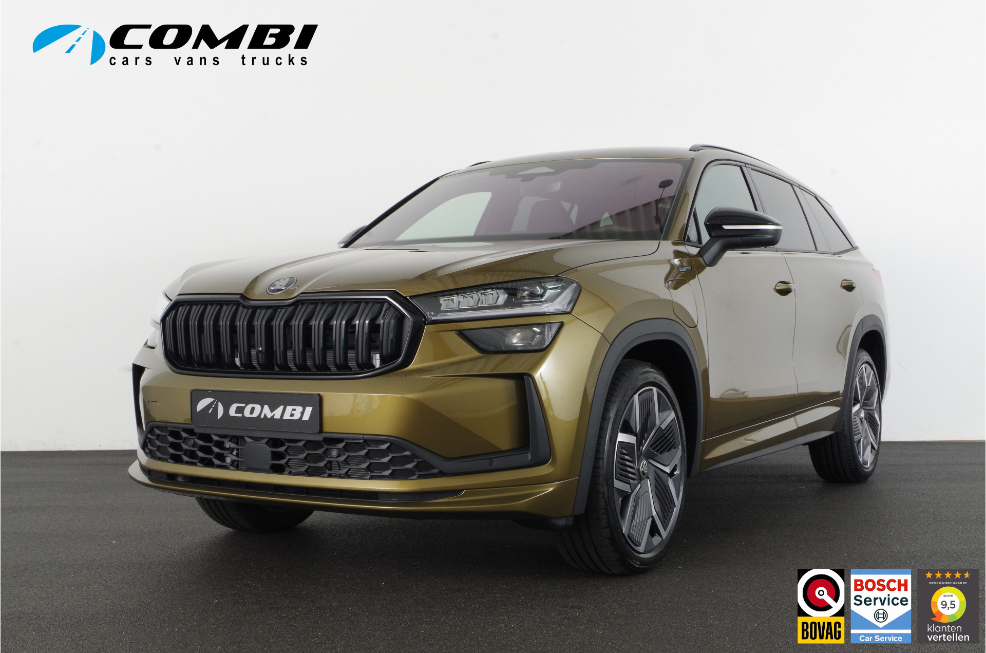Škoda Kodiaq 1.5 TSI PHEV Sportline Business > Trekhaak | 20 inch | Winter-pakket | Bronx Gold Metallic Lease ook mogelijk!