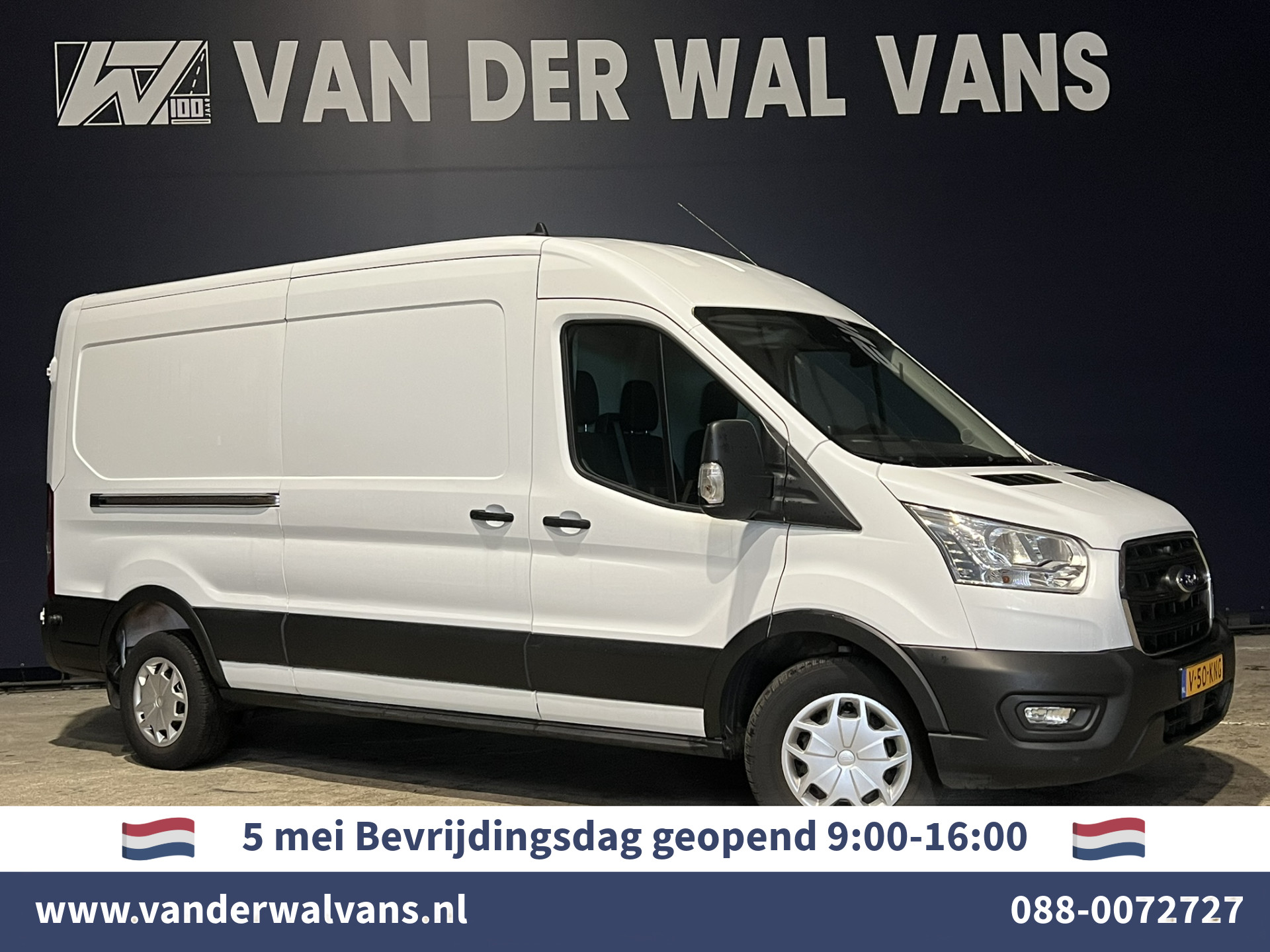 Ford Transit 2.0 TDCI 131pk L3H2 Euro6 Airco | Camera | Navigatie | Cruisecontrol | Apple Carplay | Stoelverwarming Android Auto, Verwarmde voorruit, Parkeersensoren, Bijrijdersbank