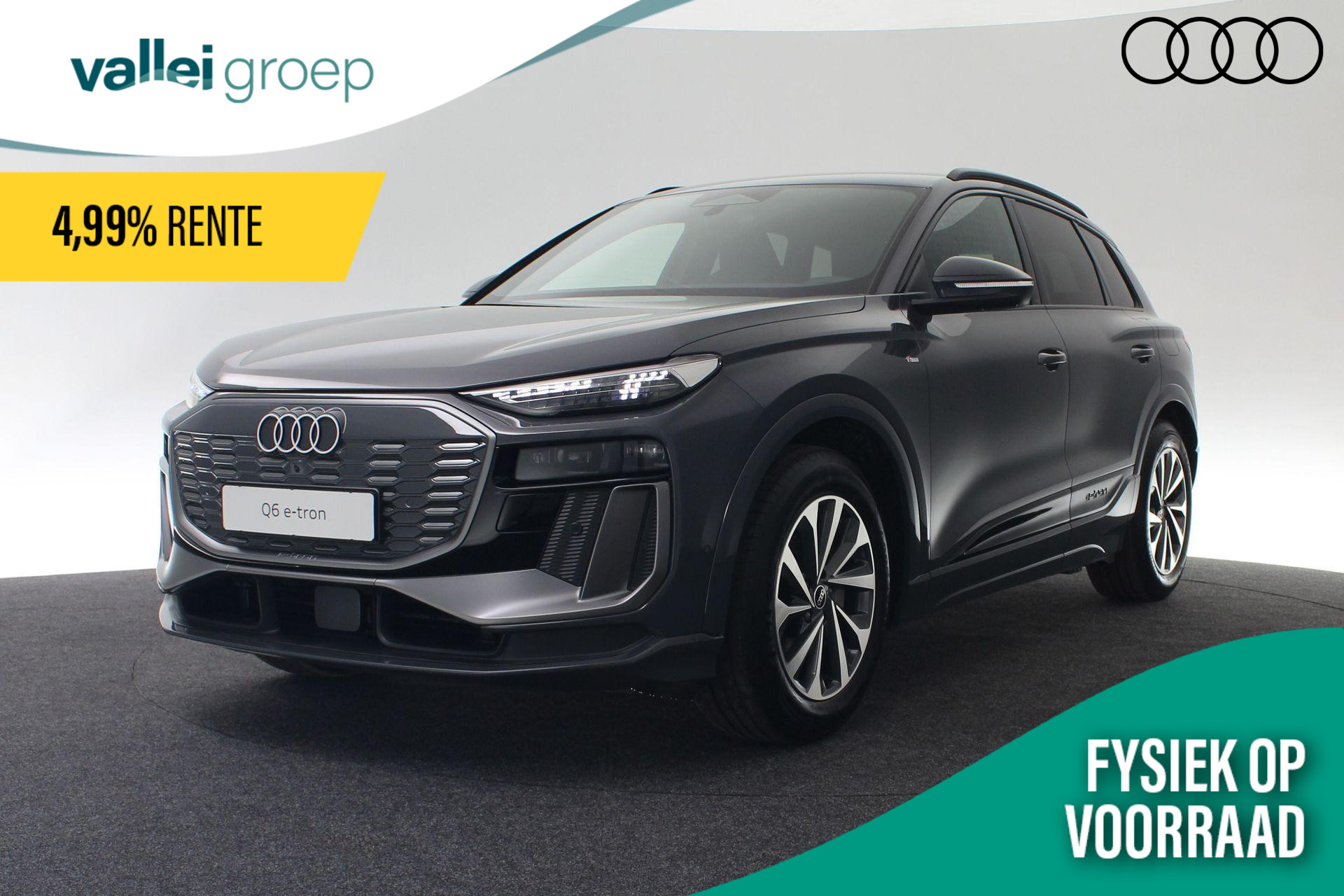 Audi Q6 e-tron Launch edition e-tron 83Kwh 185 kW / 252 PK Hatchb | Comfortpakket plus | Tech plus | Warmtewerend glas donker tint