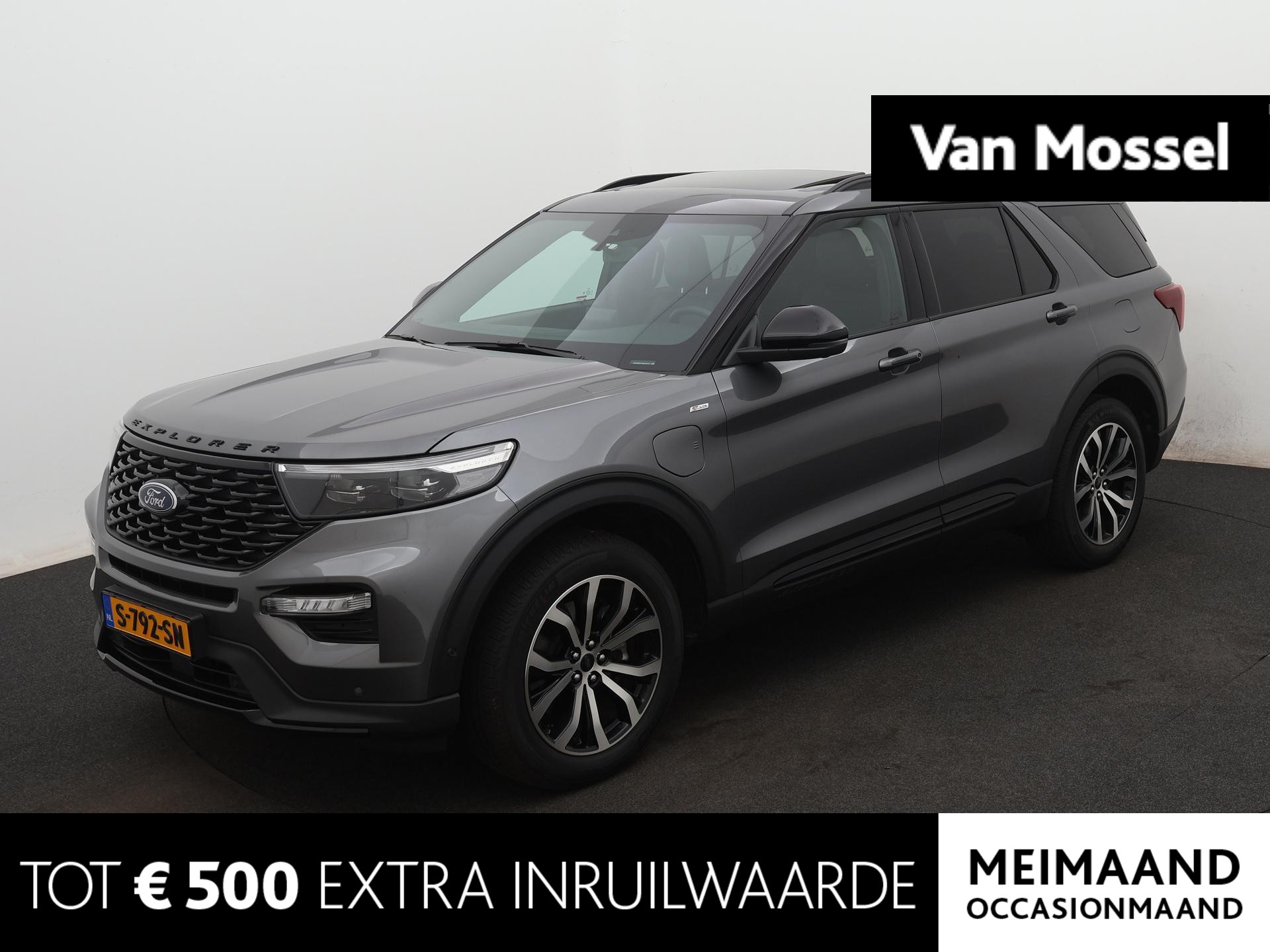 Ford Explorer 3.0 V6 EcoBoost PHEV ST-Line | 7 Persoons | Leder | Panoramadak | Navigatie | Winterpack | Afneembare trekhaak