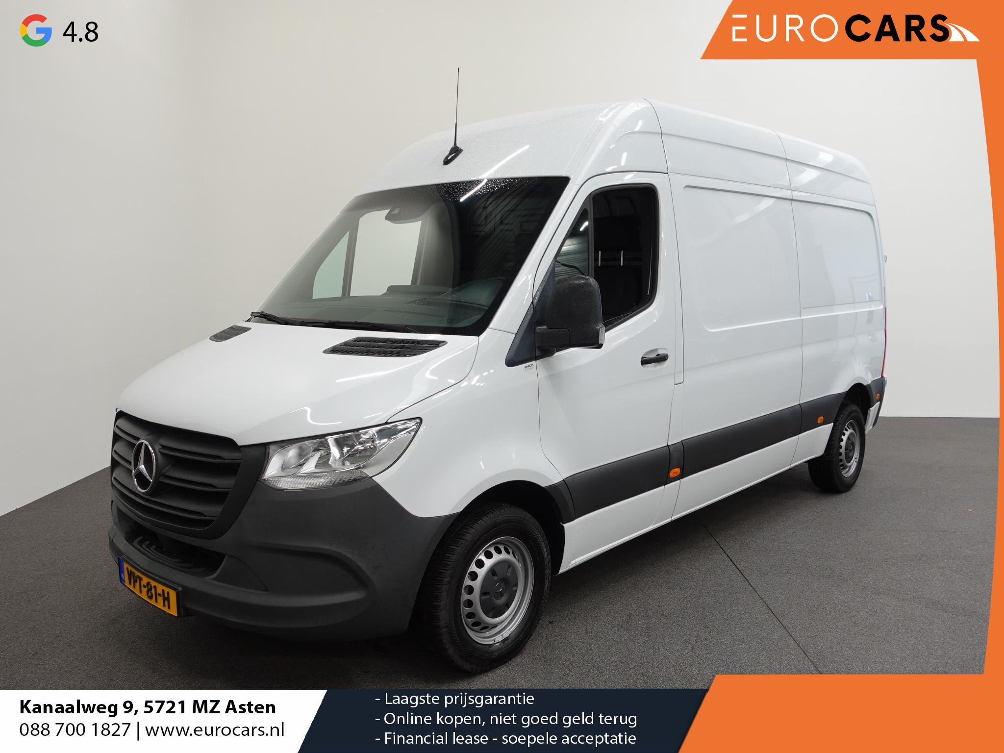 Mercedes-Benz Sprinter 211 2.2 CDI L2H2 Aut Airco Navi Camera 3 zits