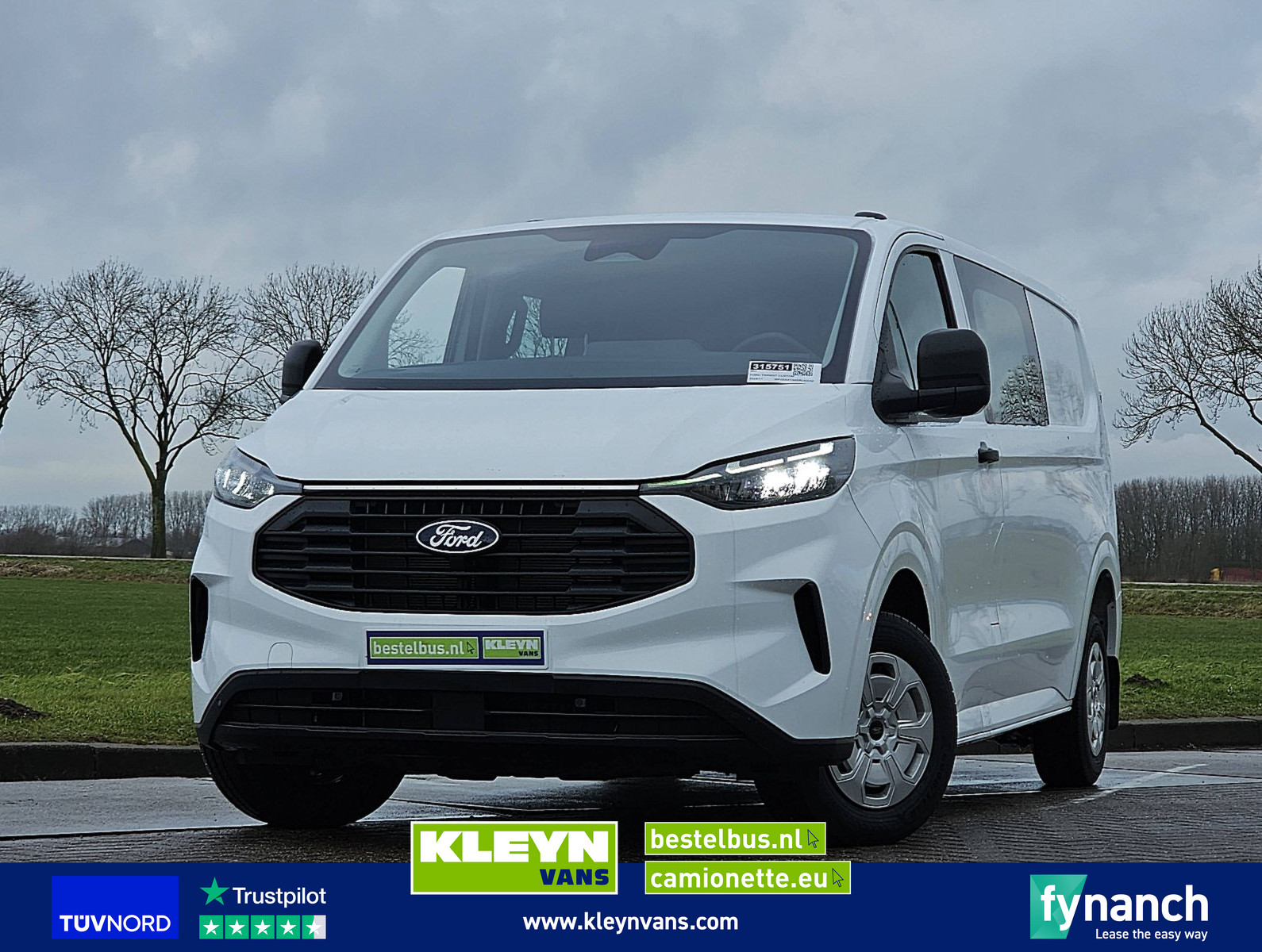 Ford Transit Custom L2 Dubbel Cabine AC!