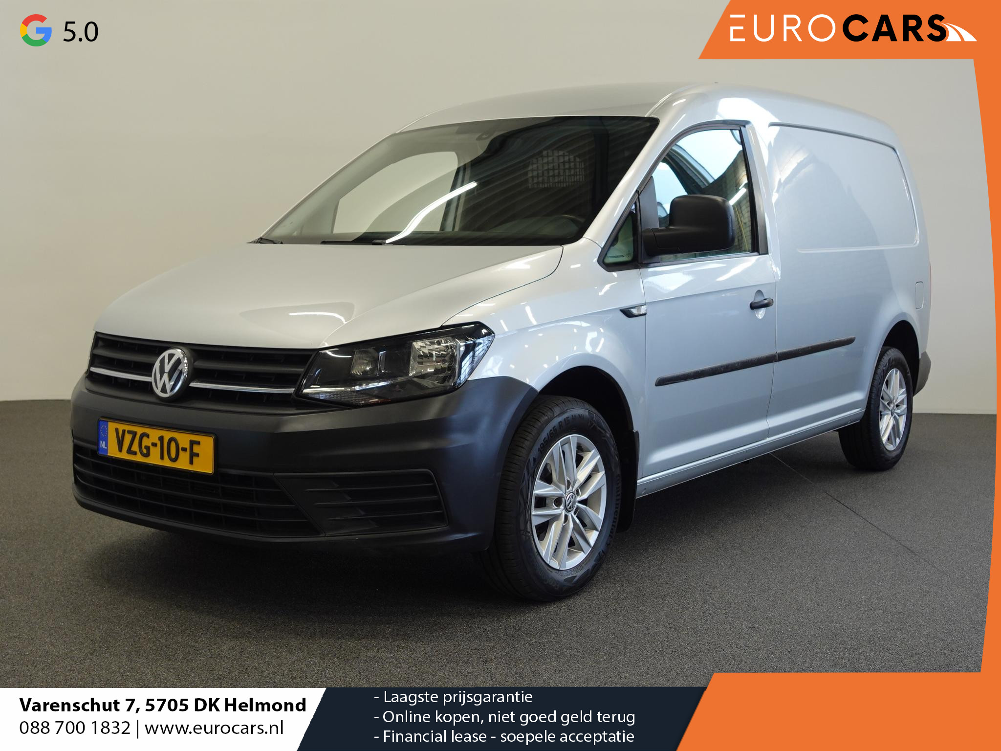Volkswagen Caddy 2.0TDI L2H1 Maxi Comfortline Automaat Airco Cruise Control Achterklep *