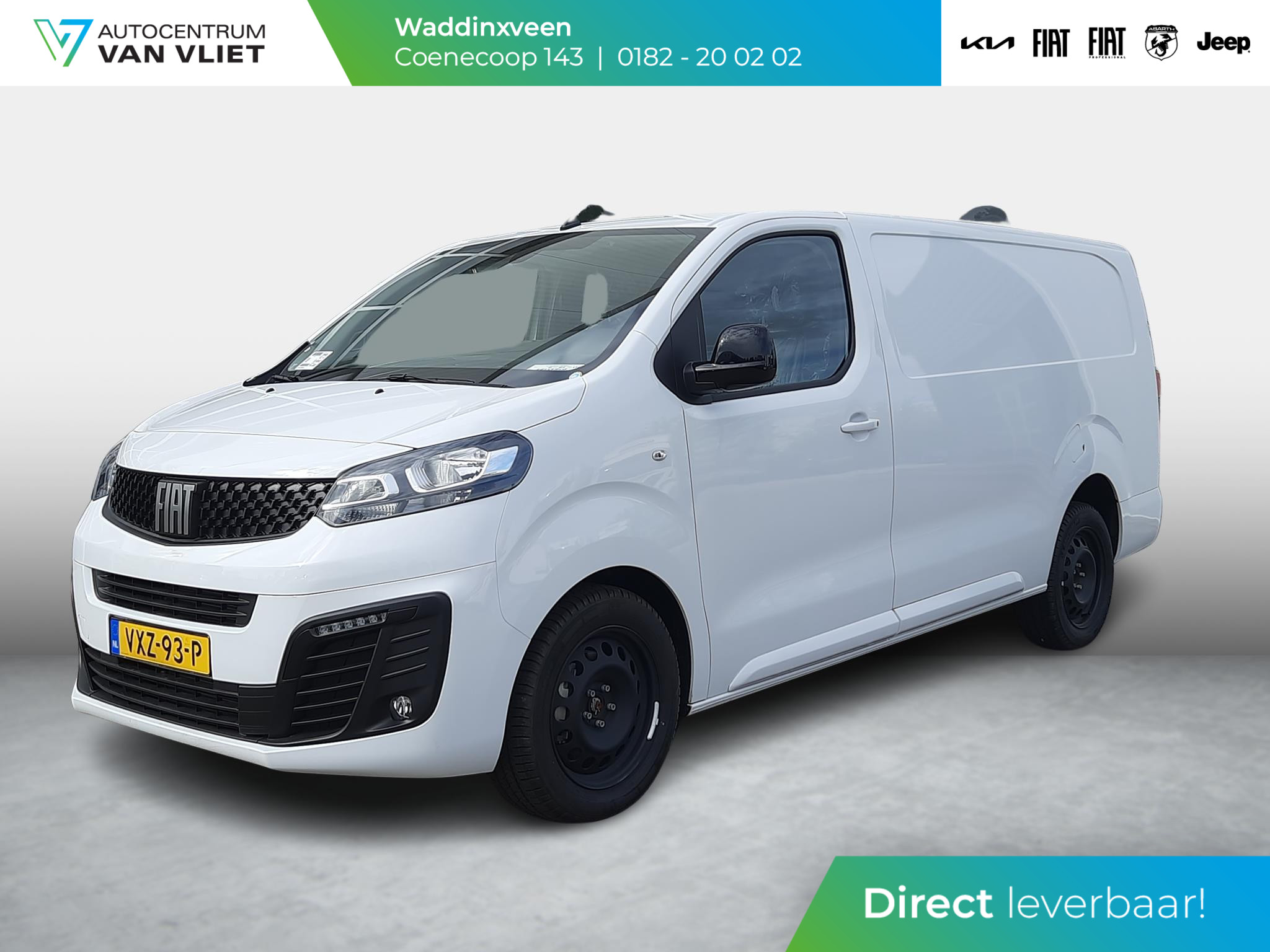 Fiat Scudo 2.0 Diesel 145pk L3 | Airco | Cruise | 3-Zitplaatsen | Trekhaak | Uit voorraad leverbaar
