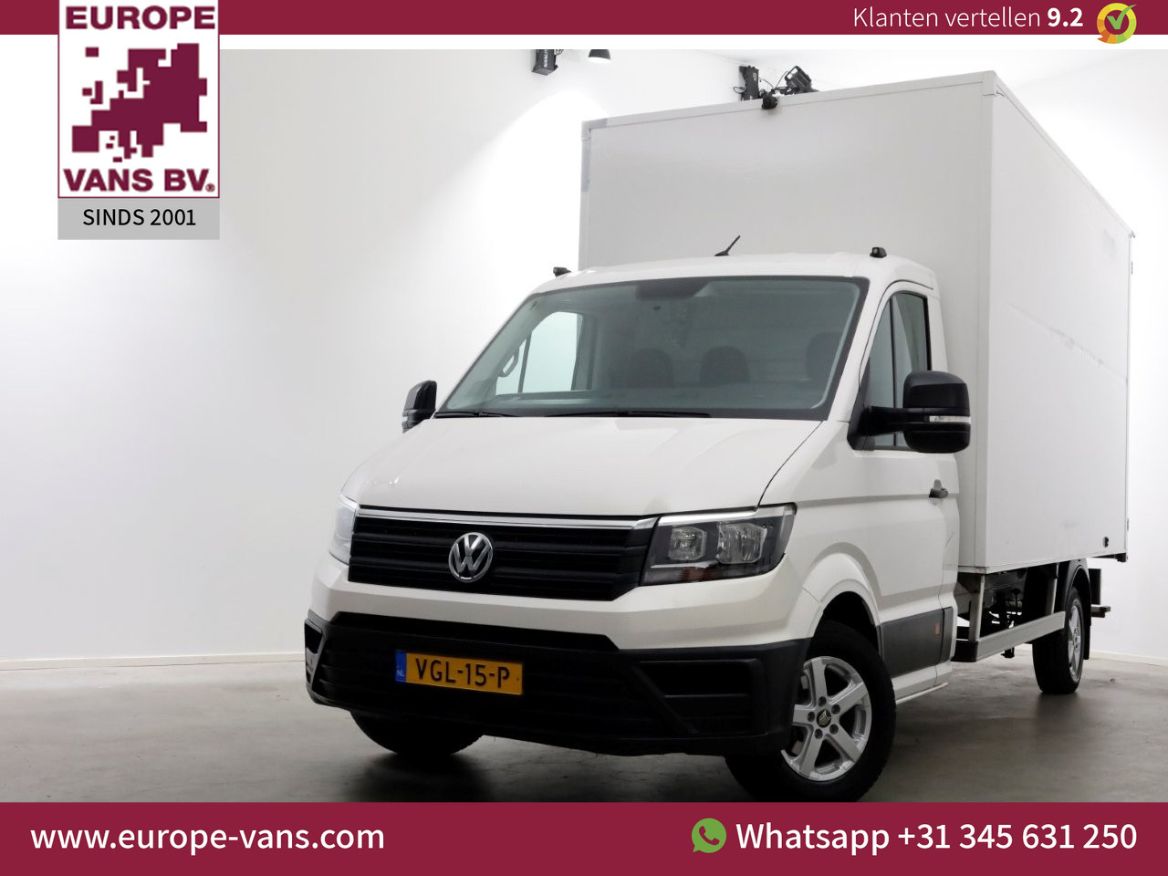 Volkswagen Crafter 35 2.0 TDI Bakwagen met achterdeuren en zijdeur 08-2020
